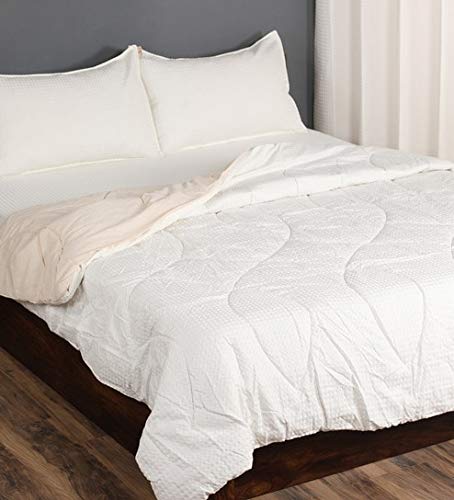 Waffle Cotton Striped Queen Size Quilt | Single Piece, Soft Bedding Comforter - Image 10