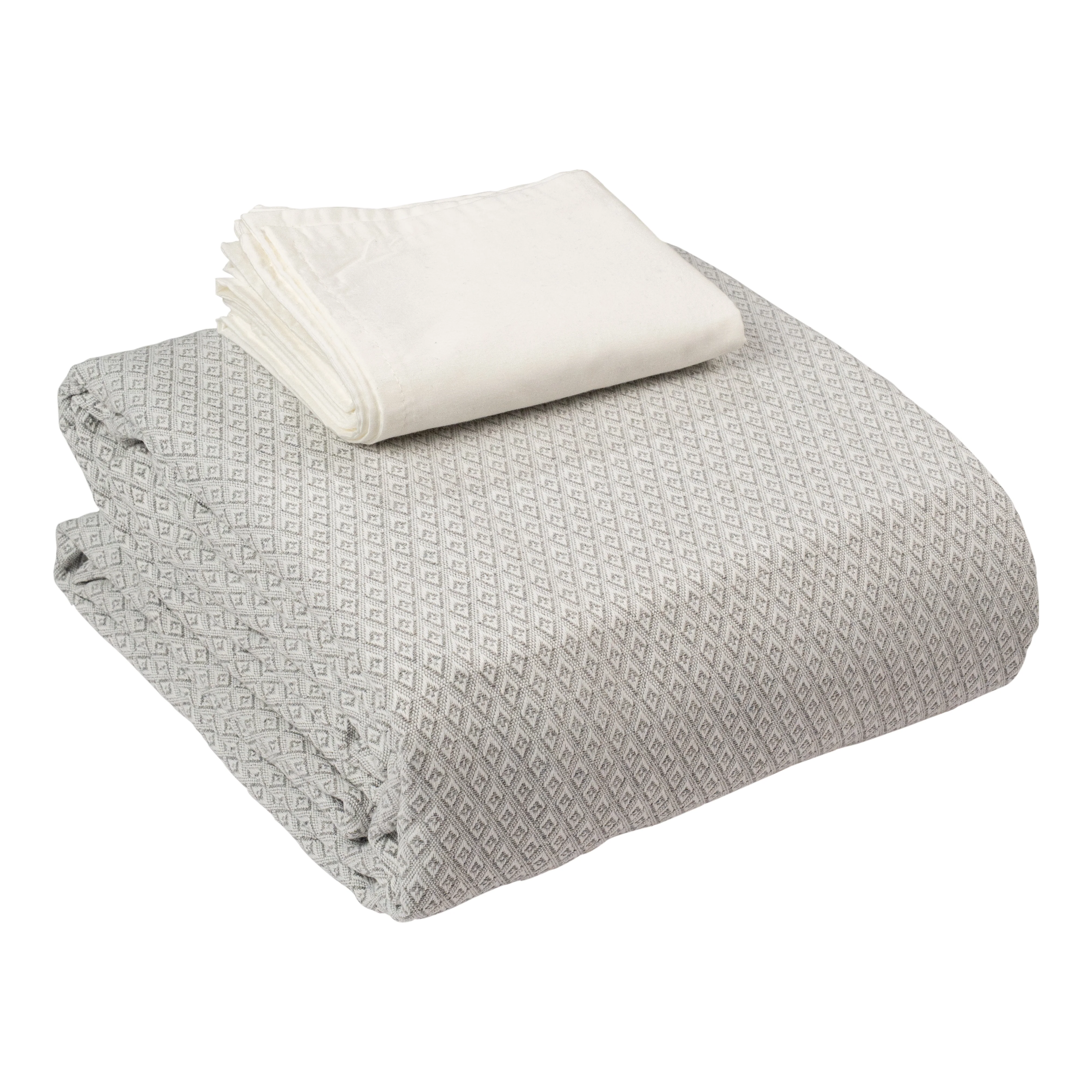 Saral Home Pure Cotton Bedsheet Set |Breathable Woven Bedspread with  Pillow Cover | Huck Lace pattern | - Image 40