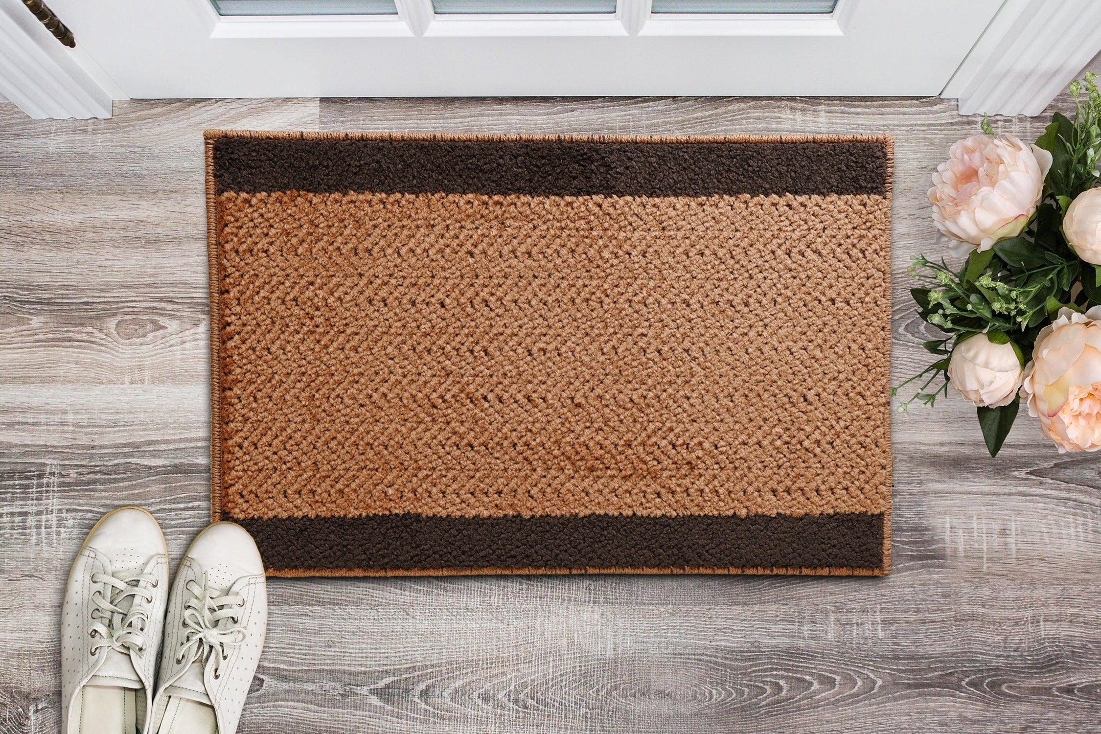 THAR Combo Anti-Slip Door Mat – Set of 2 | Desert-Inspired Texture & Firm Hold - Image 13