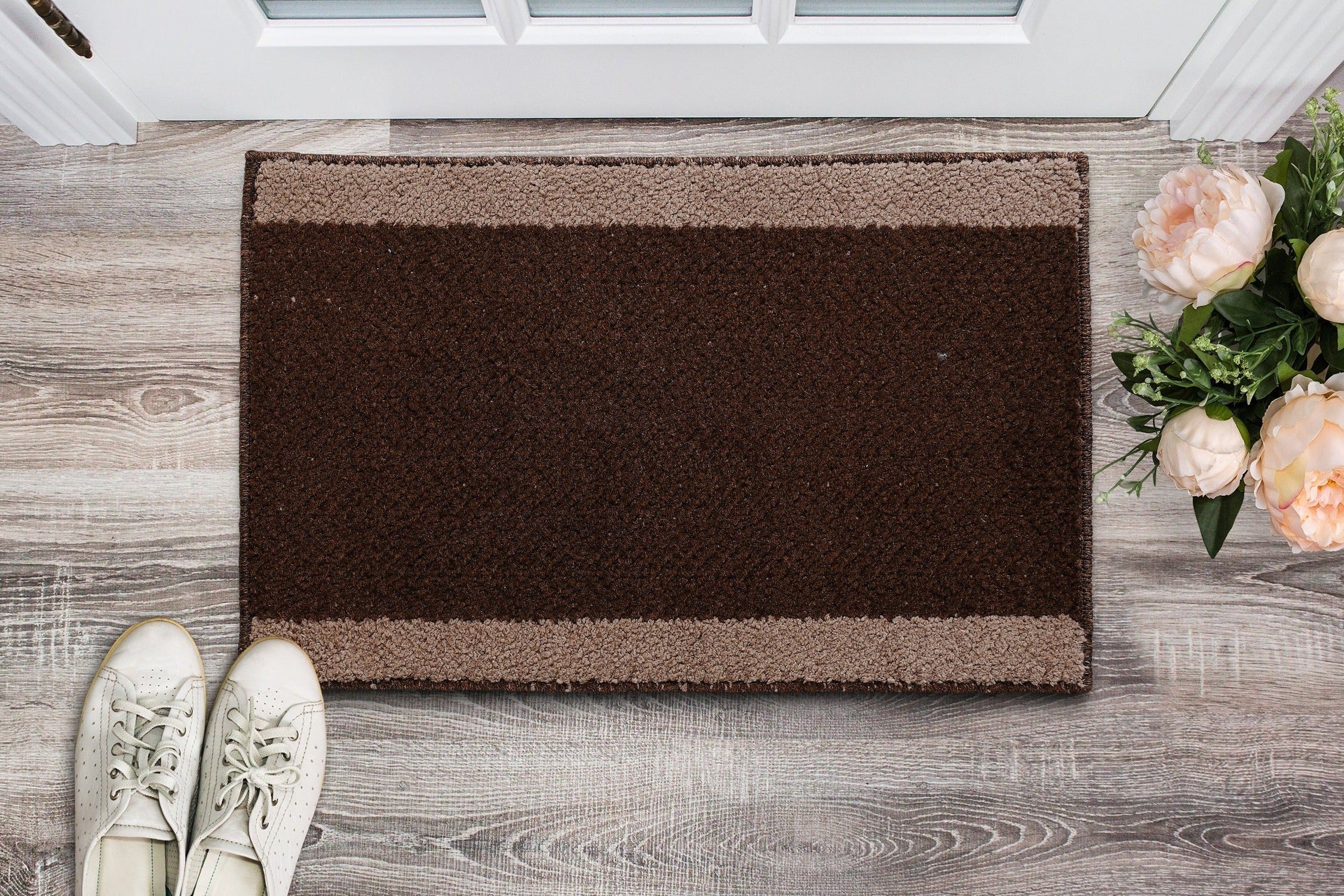 THAR Combo Anti-Slip Door Mat – Set of 2 | Desert-Inspired Texture & Firm Hold - Image 3