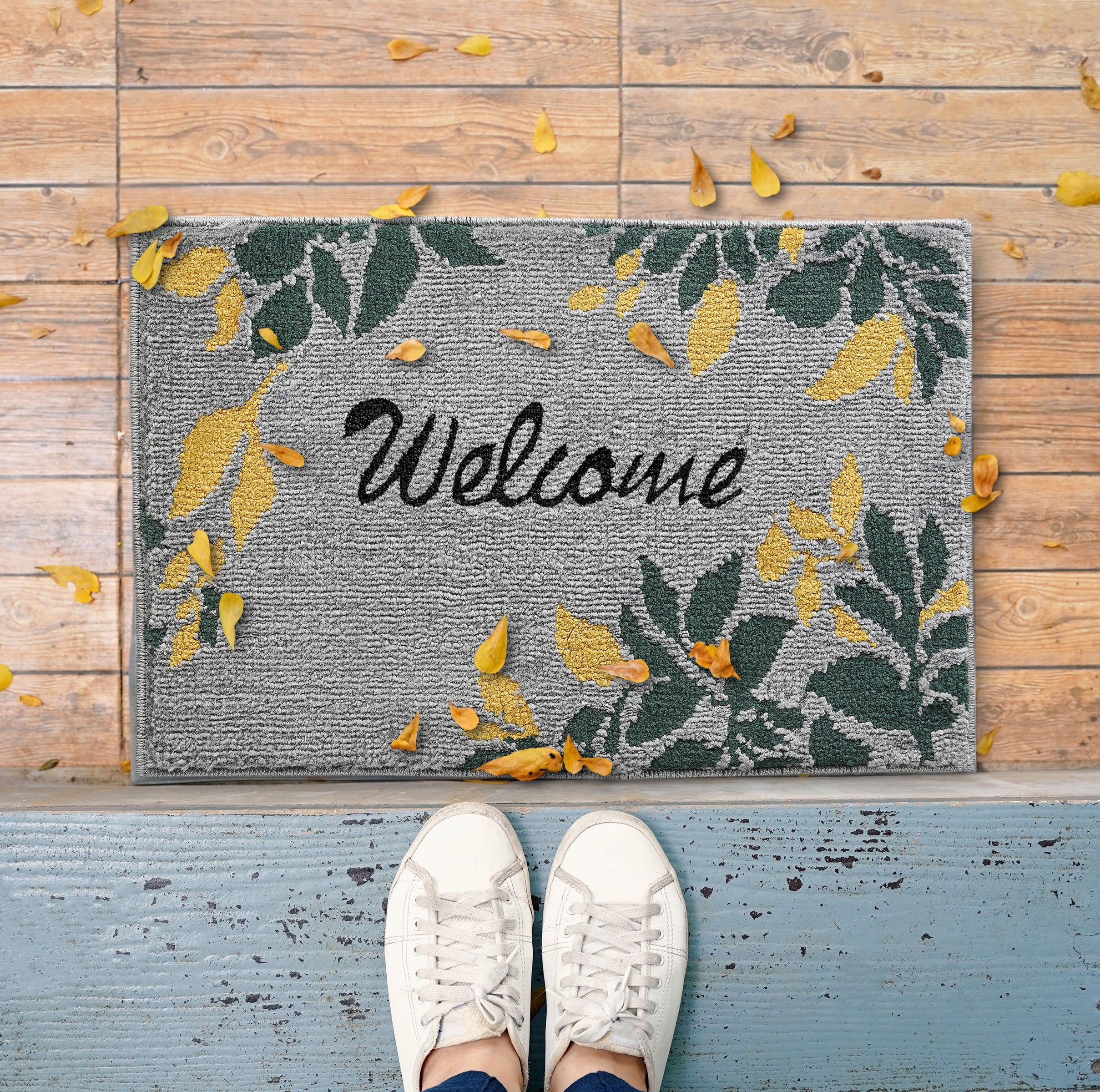 WELCOME Combo Strong Anti-Slip Door Mat – Set of 2 | Durable Grip & Easy Wash - Image 9