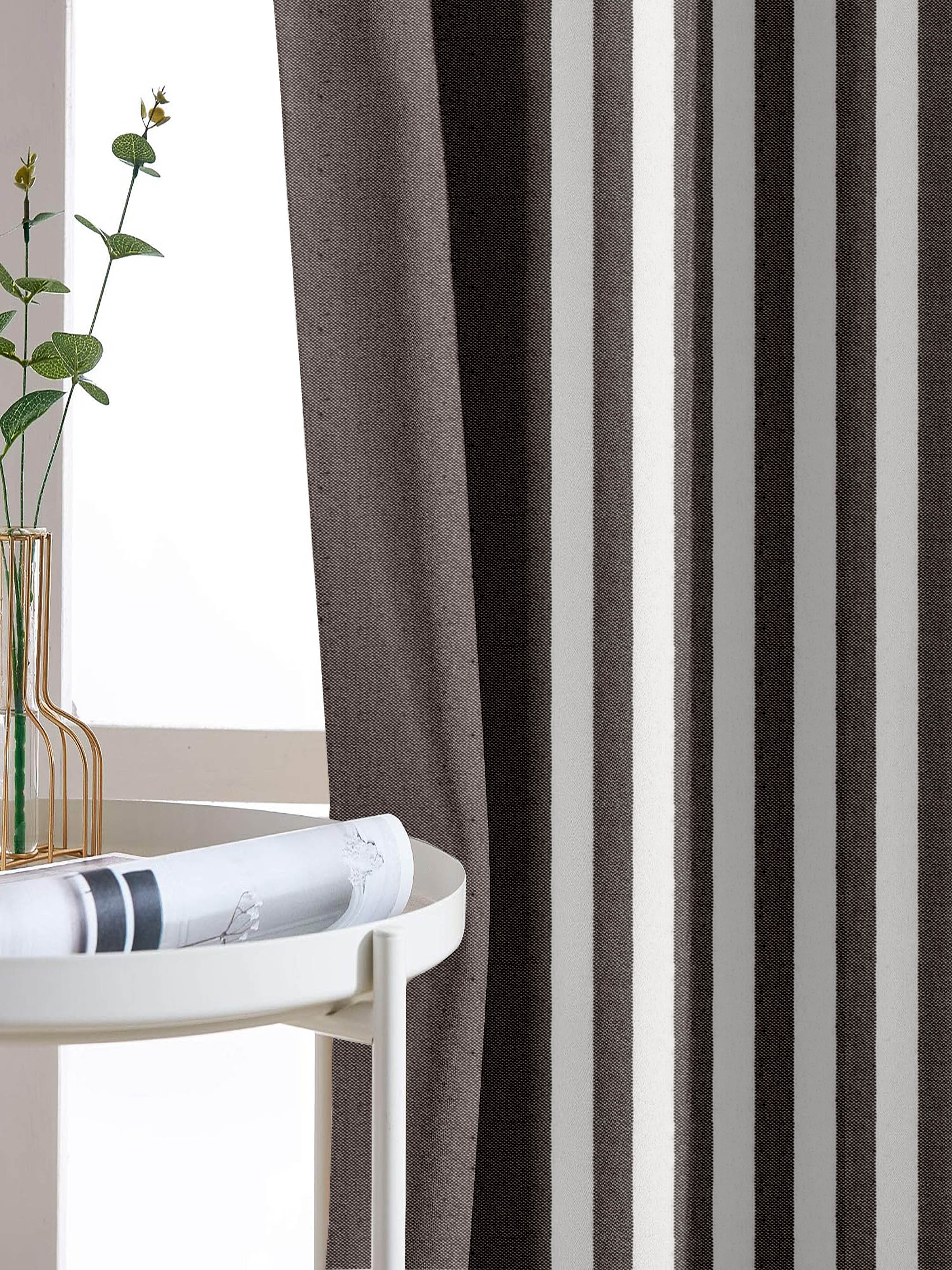 Even Stripe Handmade Cotton Curtains - Image 41