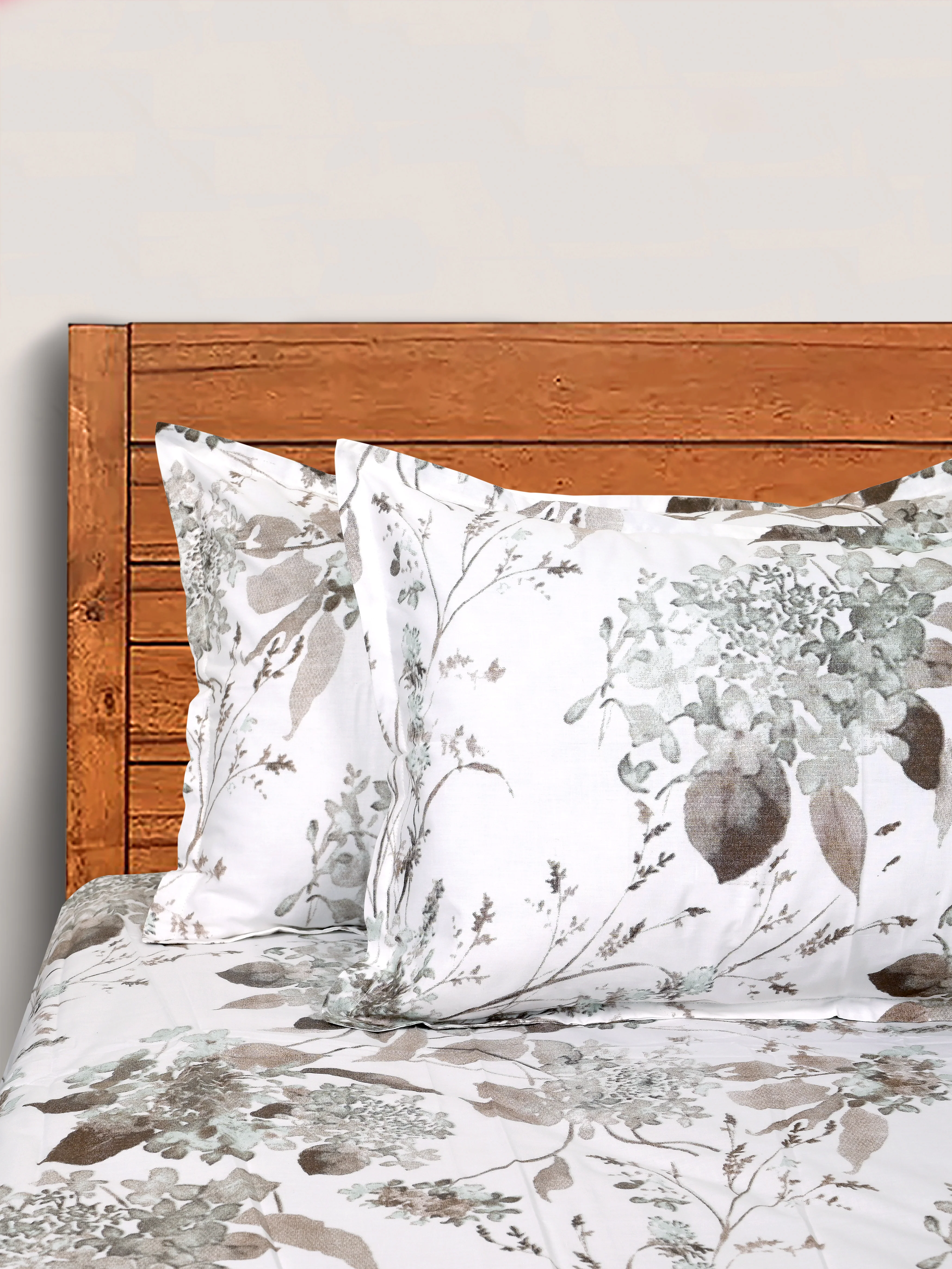 Ava Soft Bed Sheet Set | Smooth Finish Cotton Blend | Includes 2 Pillow Covers - Image 14