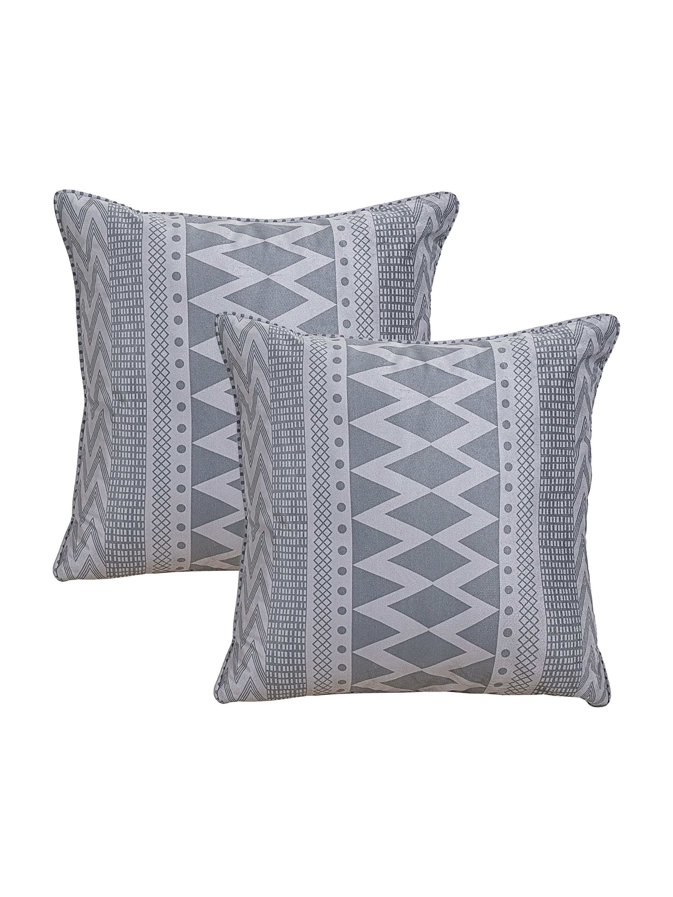 Aveda Velvet Boho Cushion Covers | Artistic Digital Print | Set of 2 - Image 7