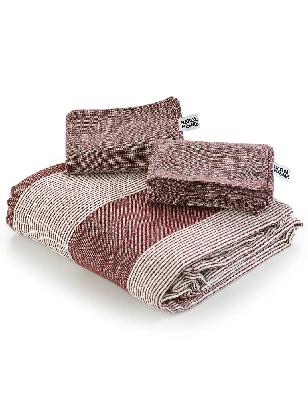 Bamboo Handwoven Cotton Bed Cover Set – Eco-Inspired Pattern | Breathable Cotton - Image 9