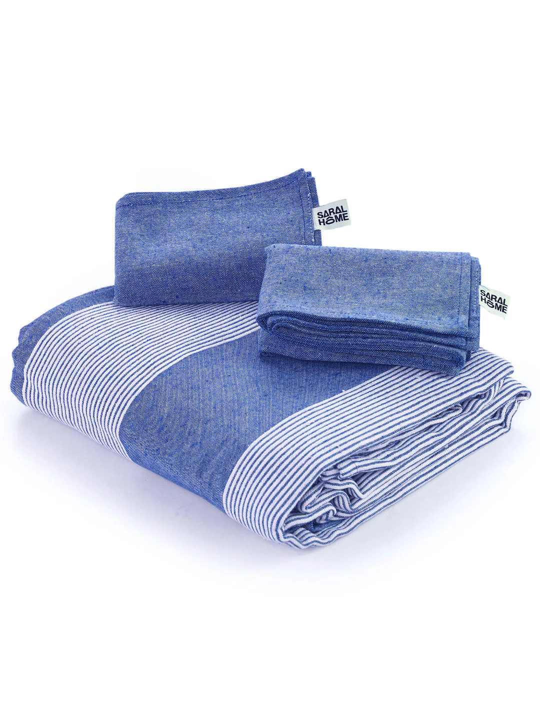 Bamboo Handwoven Cotton Bed Cover Set – Eco-Inspired Pattern | Breathable Cotton - Image 4