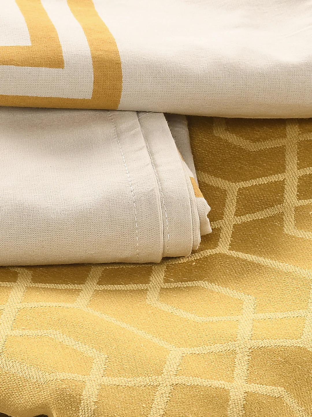 LUXE Cotton Bed Sheet Set | Soft, Elegant Finish + 2 Pillow Covers - Image 3