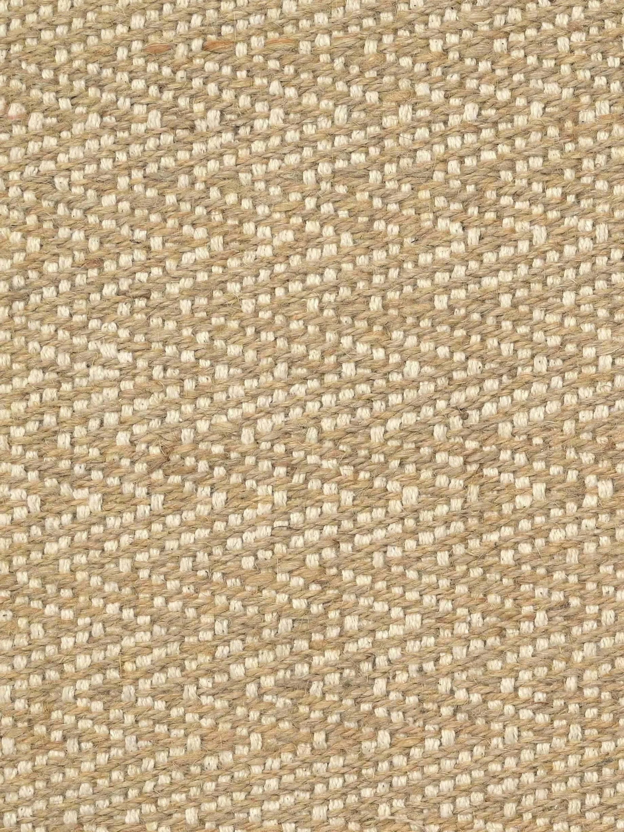 Chevron Jute & Cotton Woven Anti-Slip Strong Border Runner - Image 18