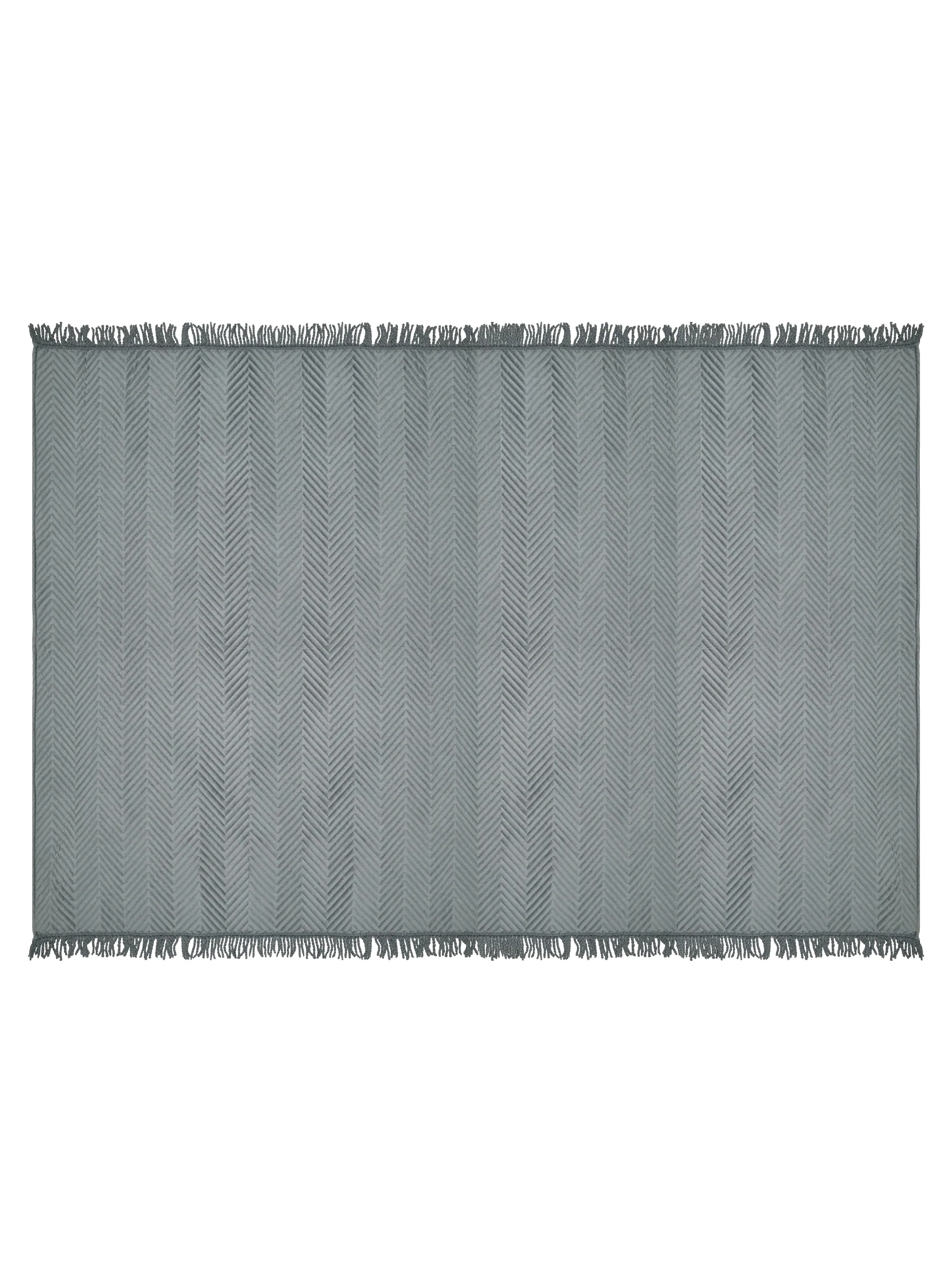 Chevron Velvet Sofa Throw Blanket | Plush & Stylish Decorative Cover - Image 9