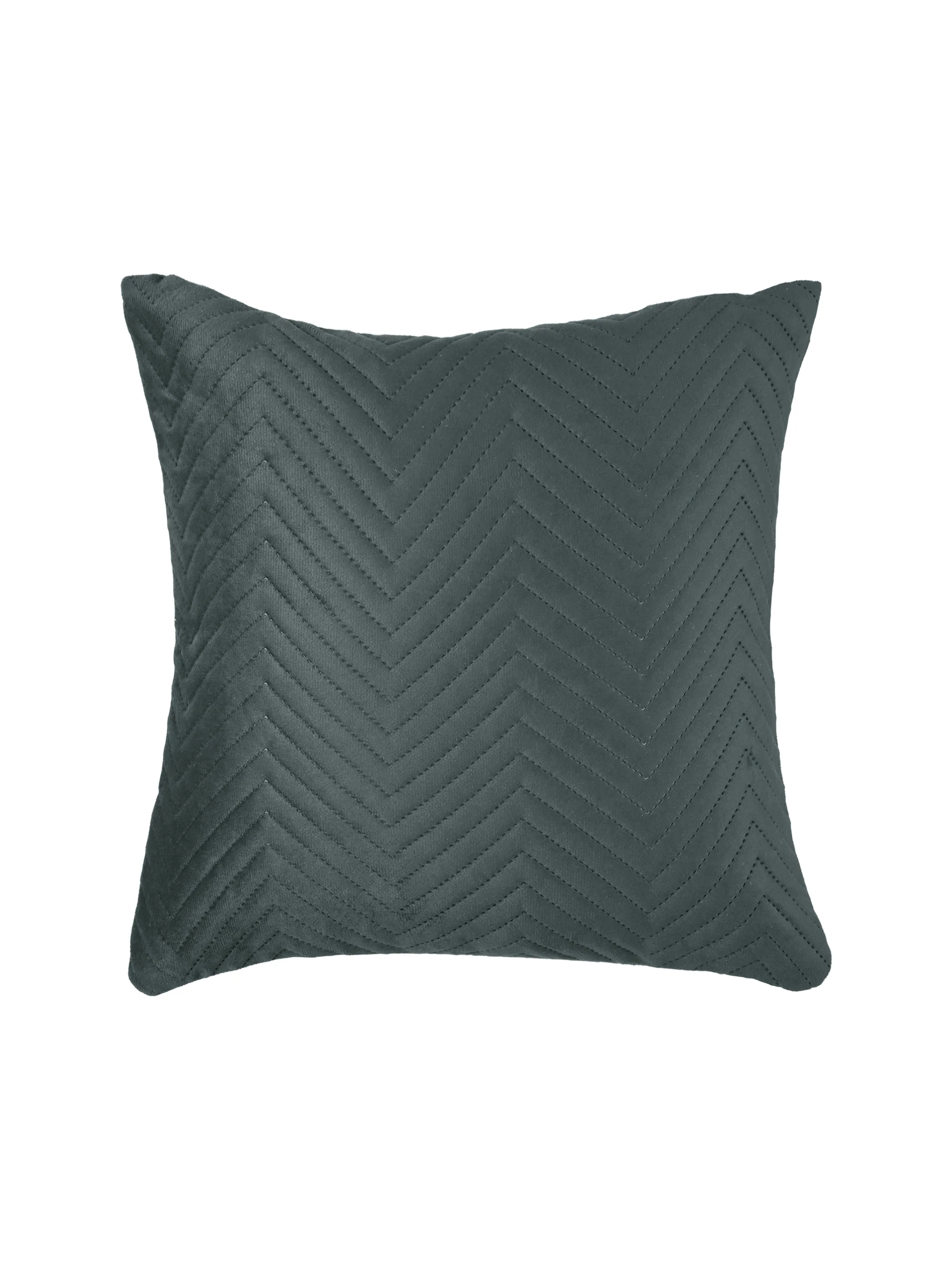 Chevron Velvet Cushion Covers in | Luxurious Texture for Modern Homes - Image 2