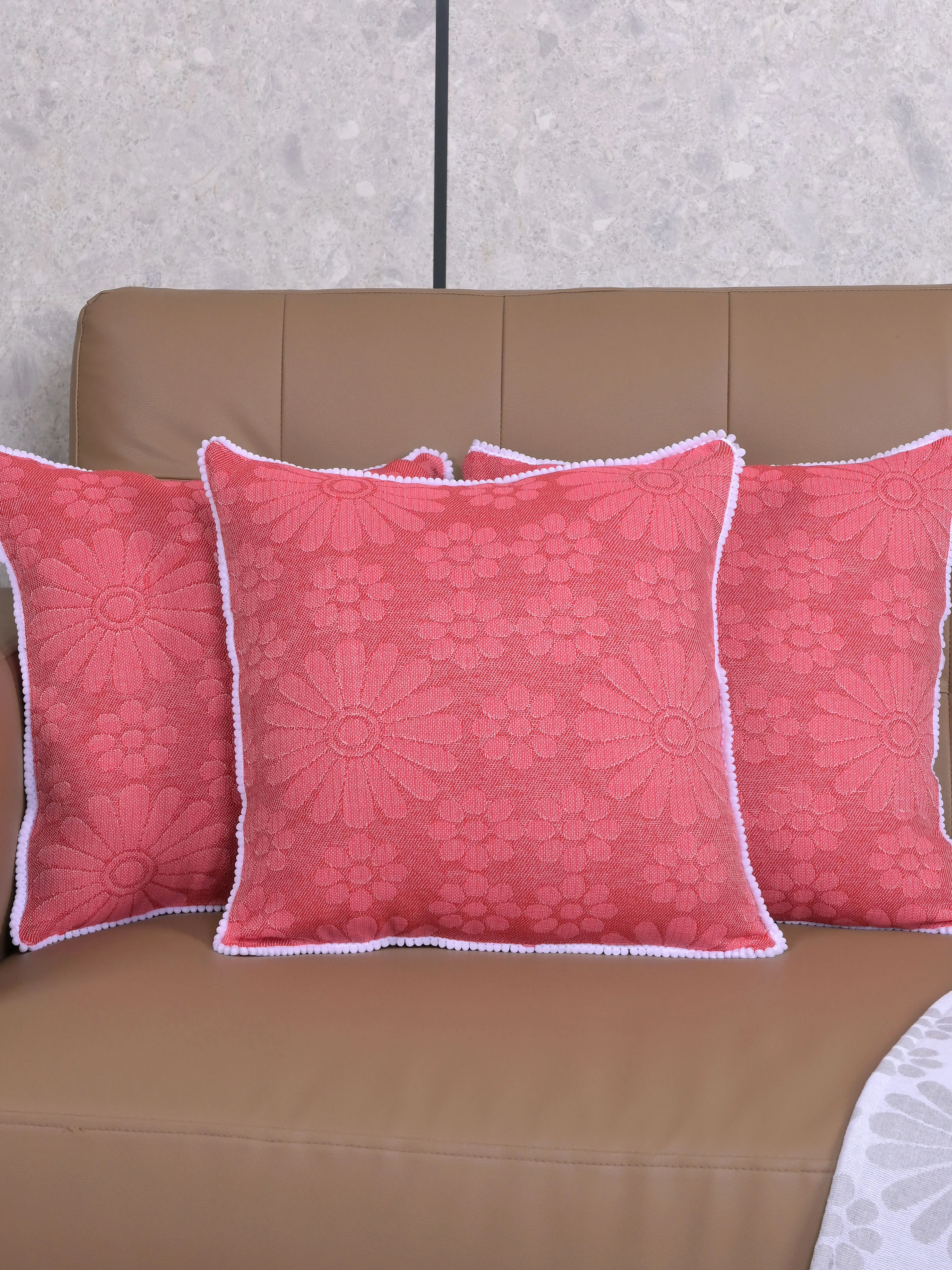 Chitki Embroidered Cushion Cover | Handcrafted Detailing & Soft Cotton Finish - Image 2