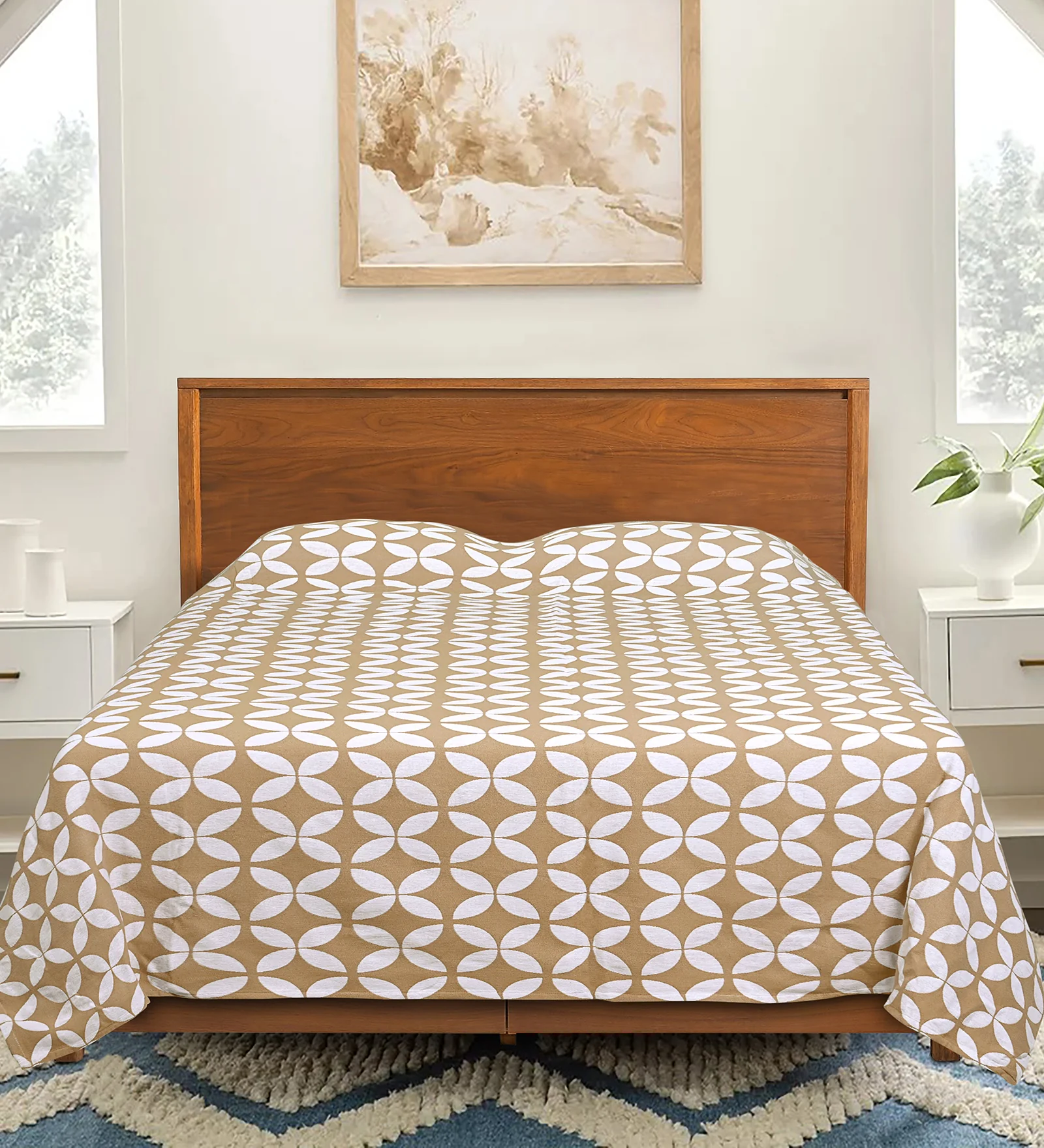 CHITKI Cotton Bed Cover Sheet – Lightweight Comforter, No Pillow Covers Included - Image 5