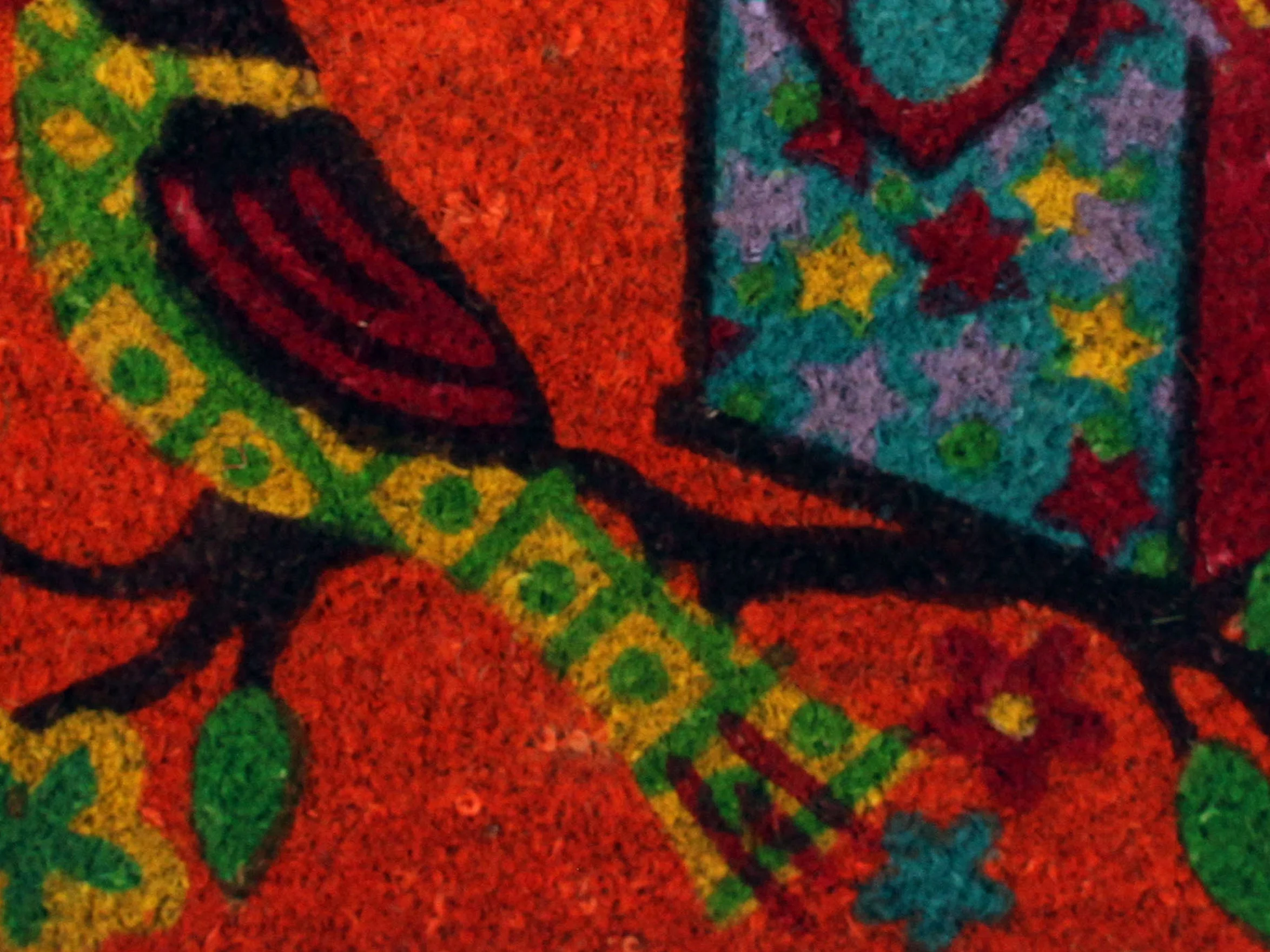 CHIDIYA Coir Door Mat with PVC Backing | 40x60 cm | Bright Orange | B1G1 Offer - Image 2