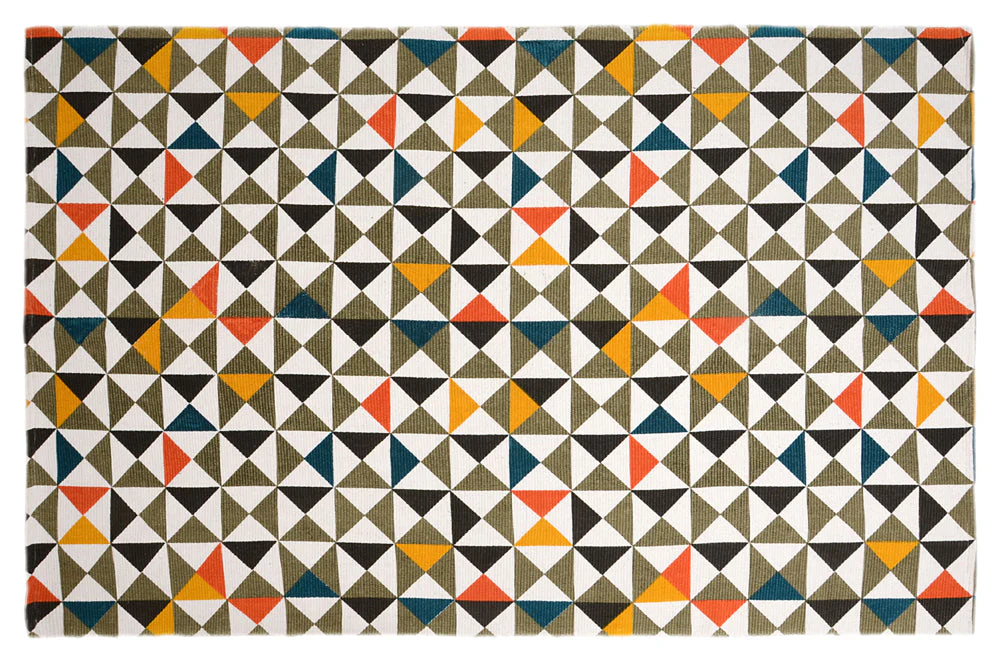 FIRKI Printed Rib Rug | Vibrant Prints with Durable Ribbed Texture - Image 8
