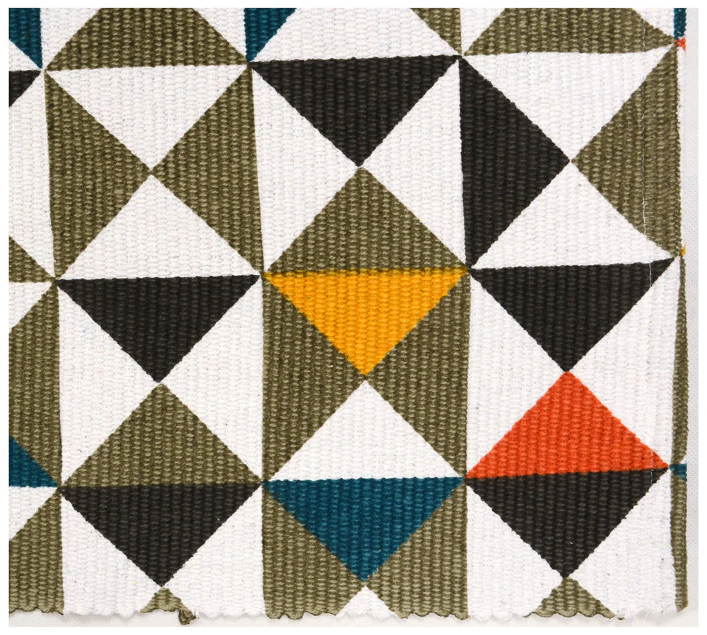 FIRKI Printed Rib Rug | Vibrant Prints with Durable Ribbed Texture - Image 9