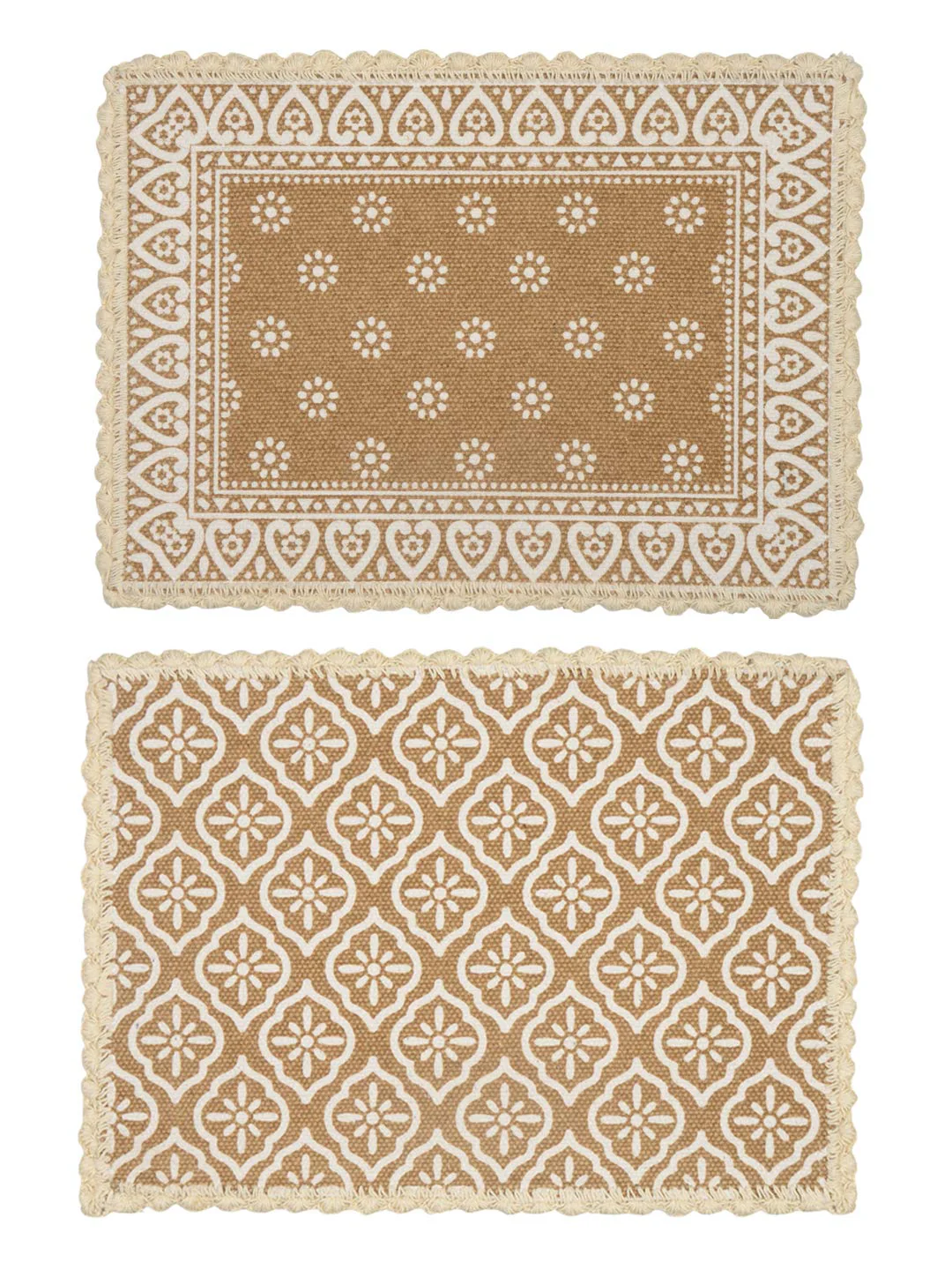 Cotton Dining Table Placemat Set | 4 Mats (33x45 cm) + 1 Runner (45x120 cm) | Set of 5 - Image 16