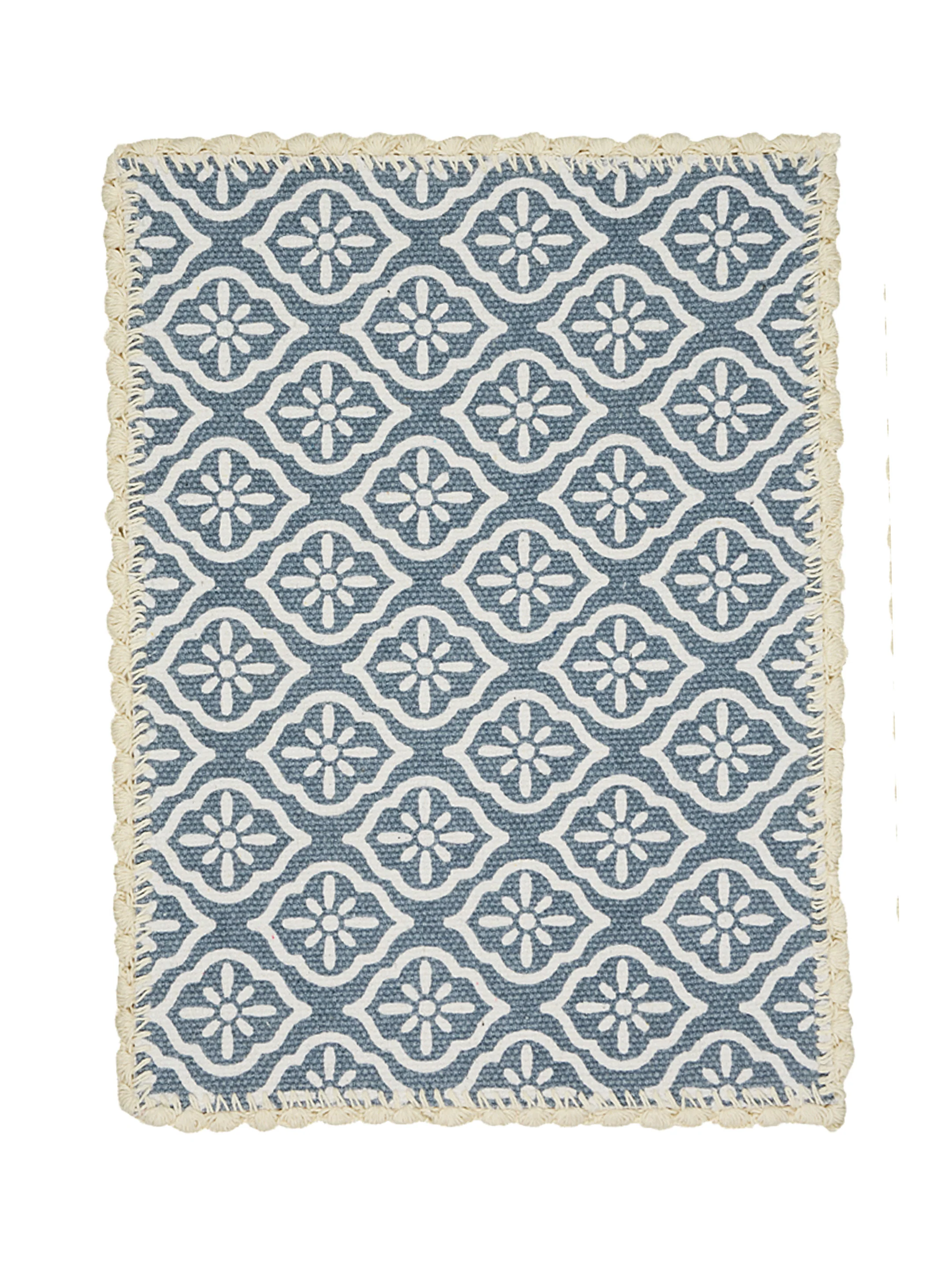 Cotton Dining Table Placemat Set | 4 Mats (33x45 cm) + 1 Runner (45x120 cm) | Set of 5 - Image 22