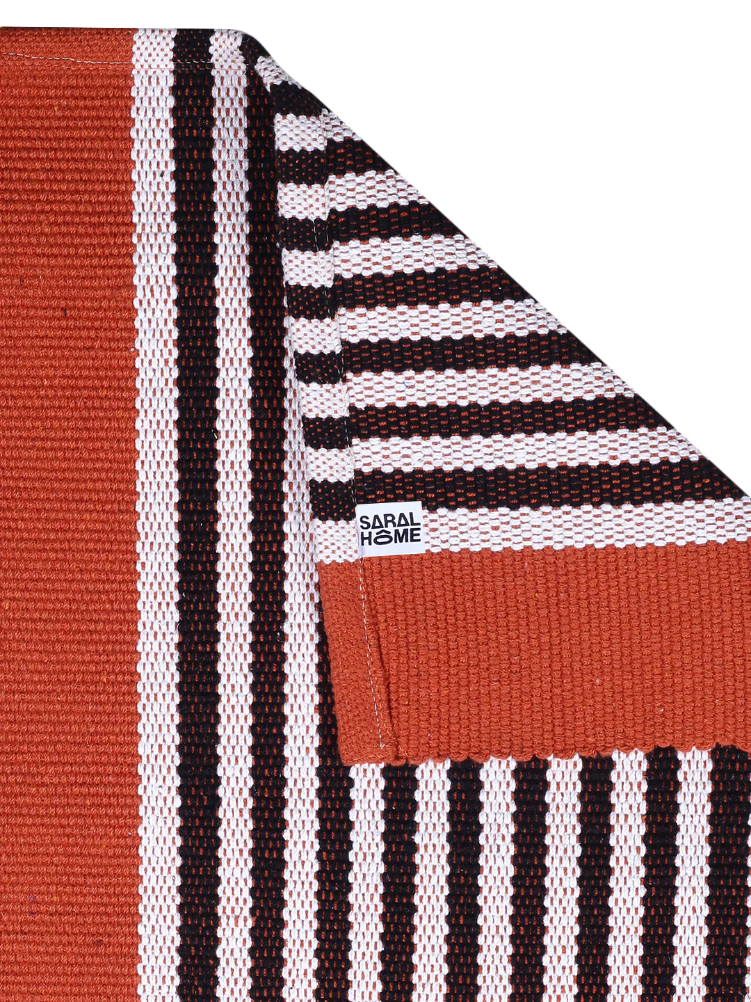 Cotton Handwoven Striped Runners | Lightweight, Durable & Washable - Image 37