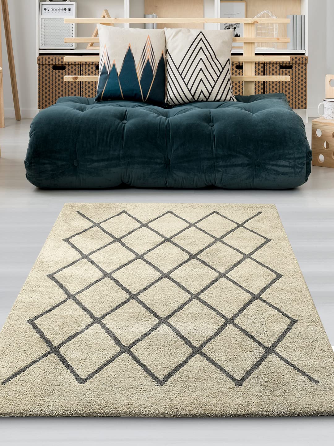 CRISS High Pile Fine Thread Carpet – Taupe | Modern Look with Ultra-Soft Feel - Image 7