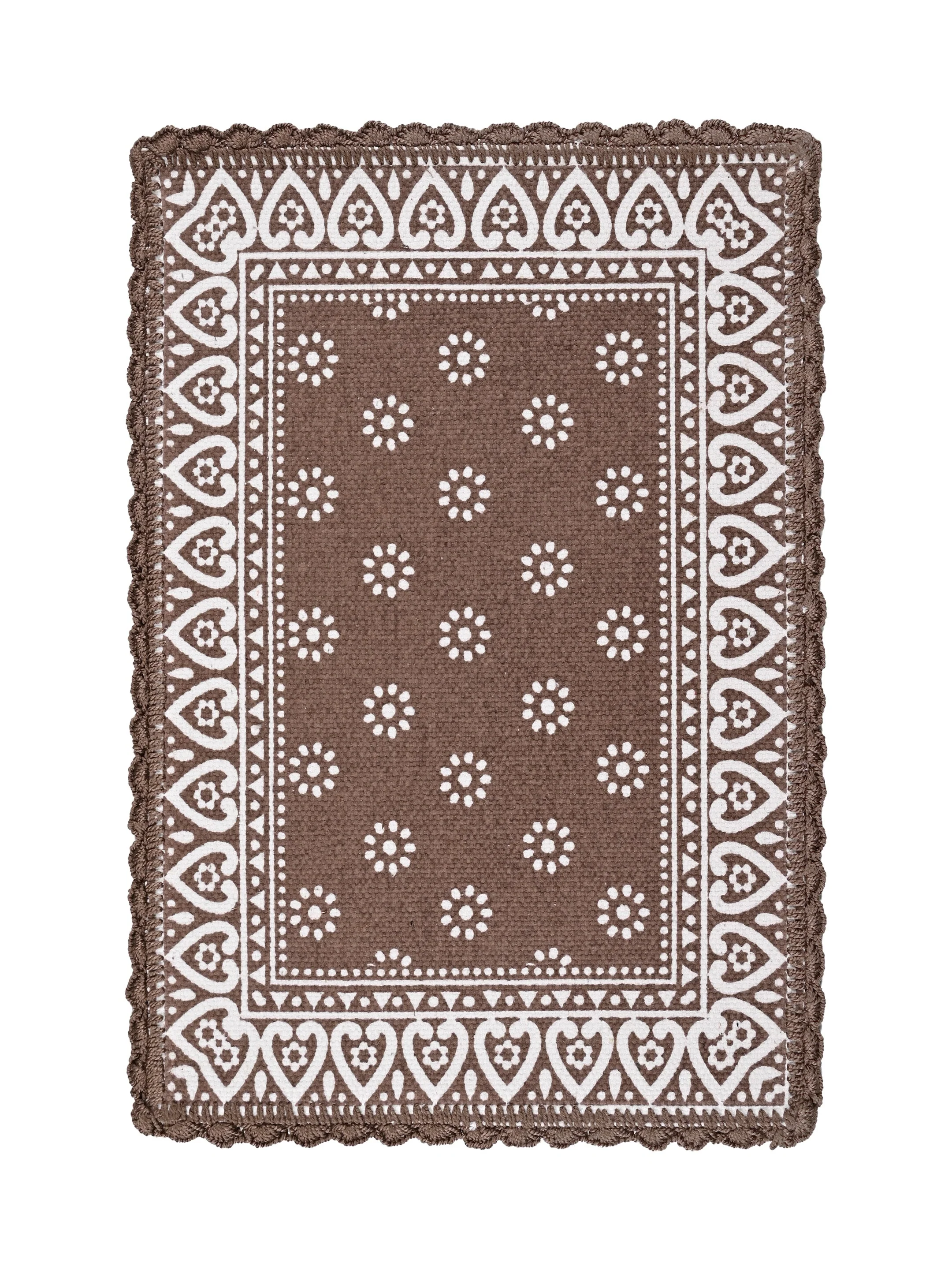 Jute & Cotton Table Mat with Artistic Print | Handcrafted Dining Table Décor - Image 10