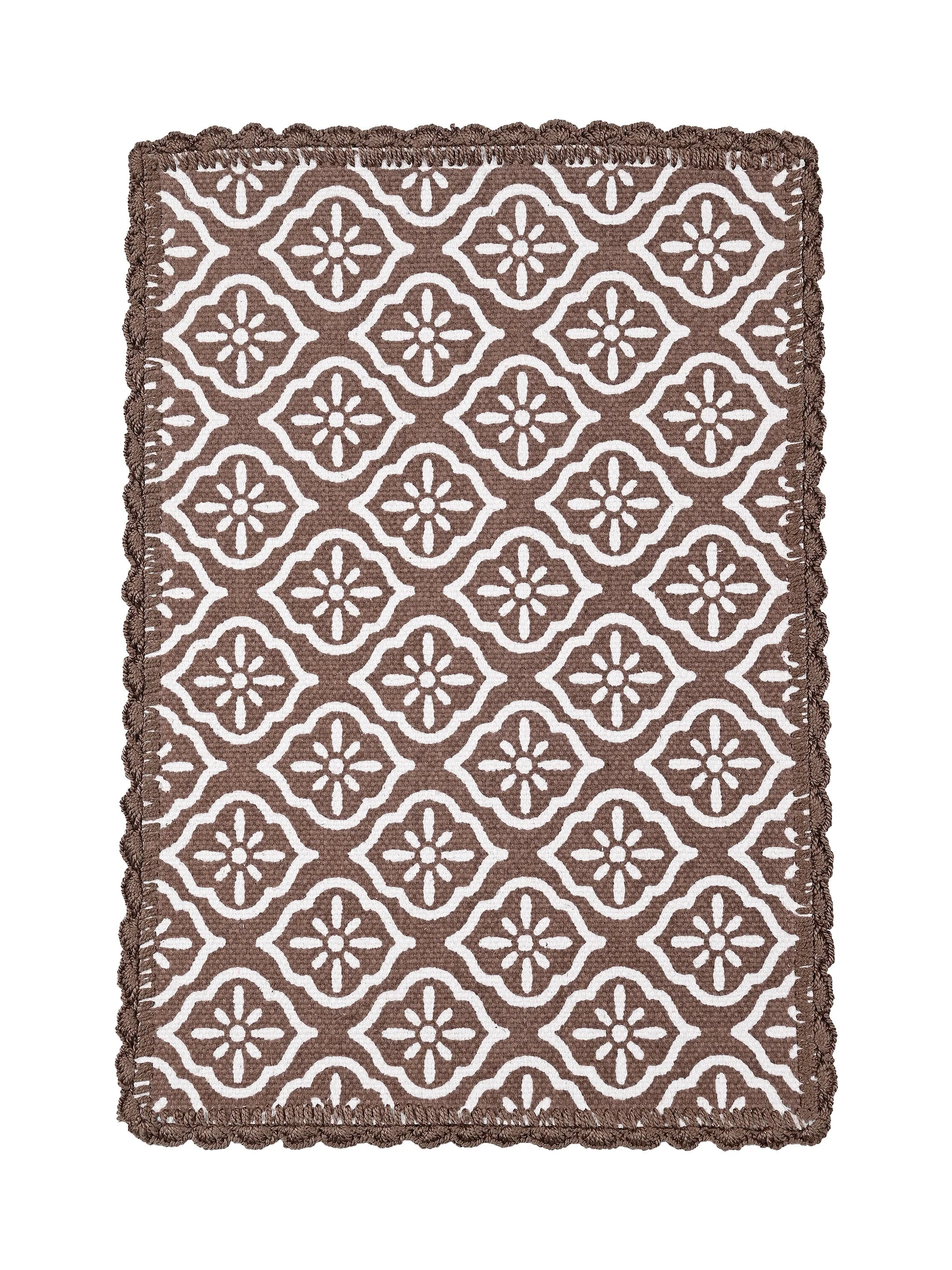 Jute & Cotton Table Mat with Artistic Print | Handcrafted Dining Table Décor - Image 11