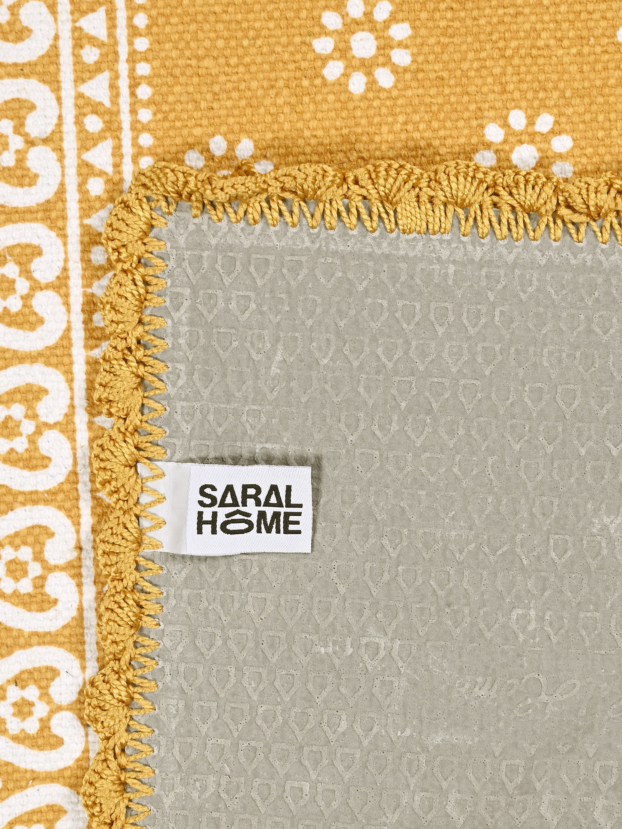 Jute & Cotton Table Mat with Artistic Print | Handcrafted Dining Table Décor - Image 7