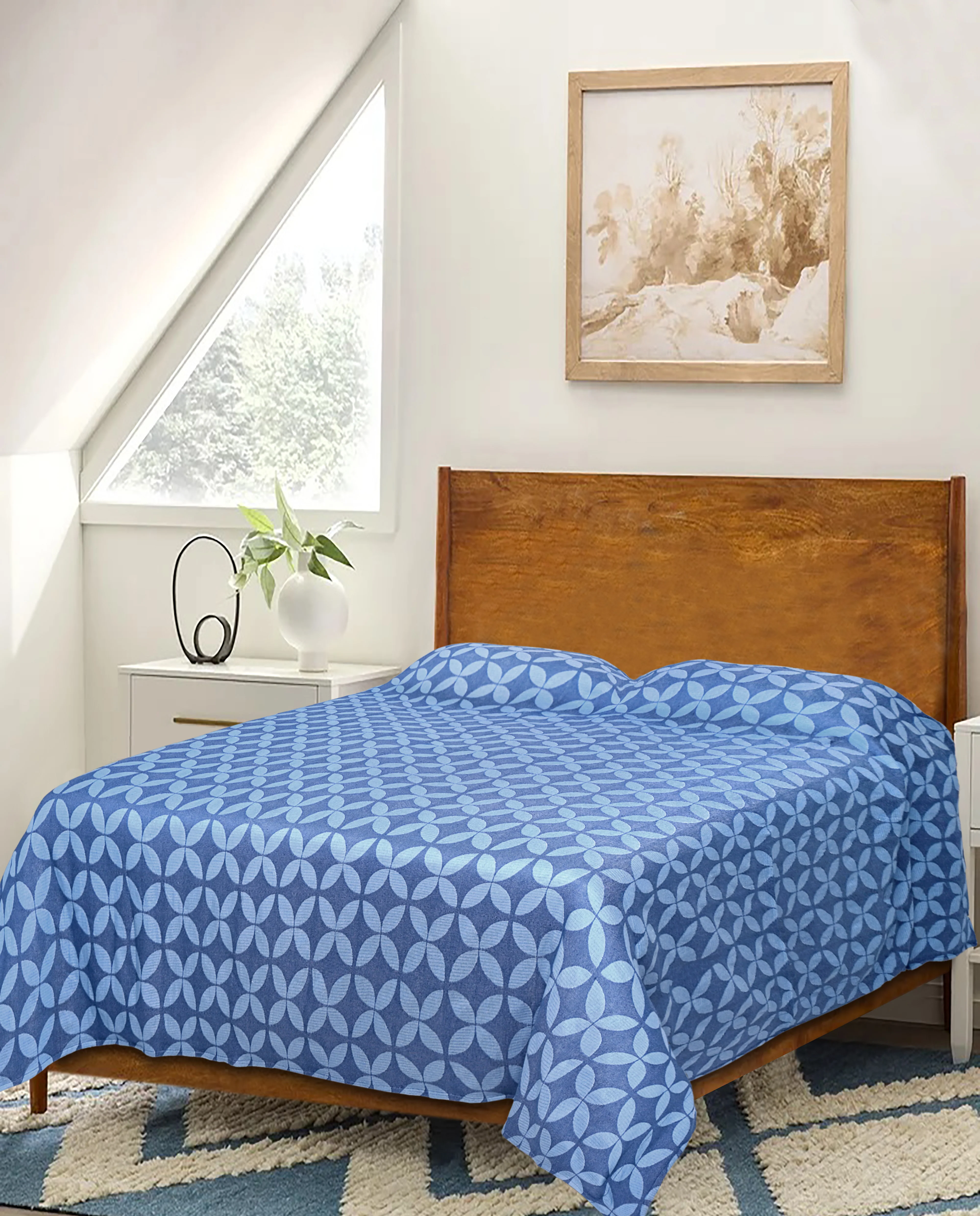 DHADKI Cotton Bed Cover Sheet in Elegant – No Pillow Covers Included - Image 10