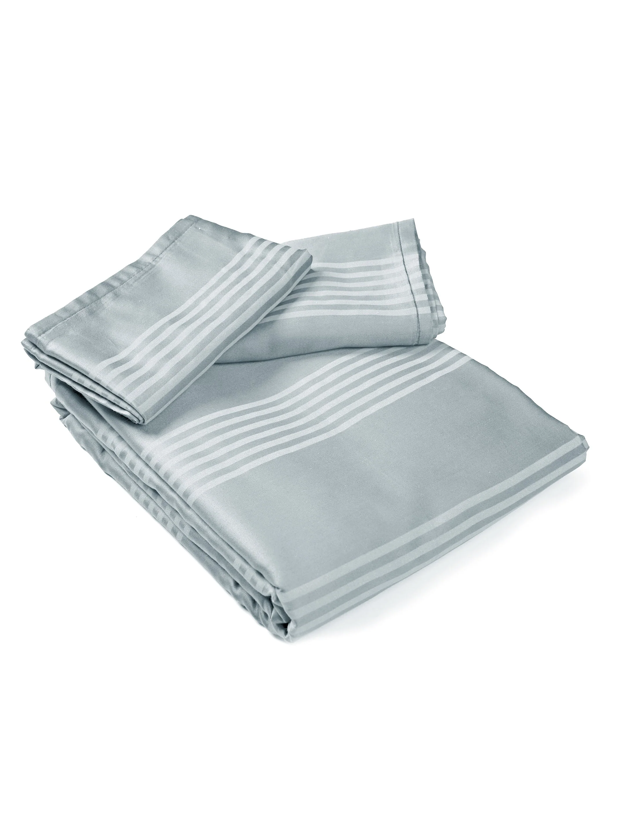 Dhari Soft Satin Weave Cotton Bedsheet | 300 TC | With 2 Pillow Covers - Image 7