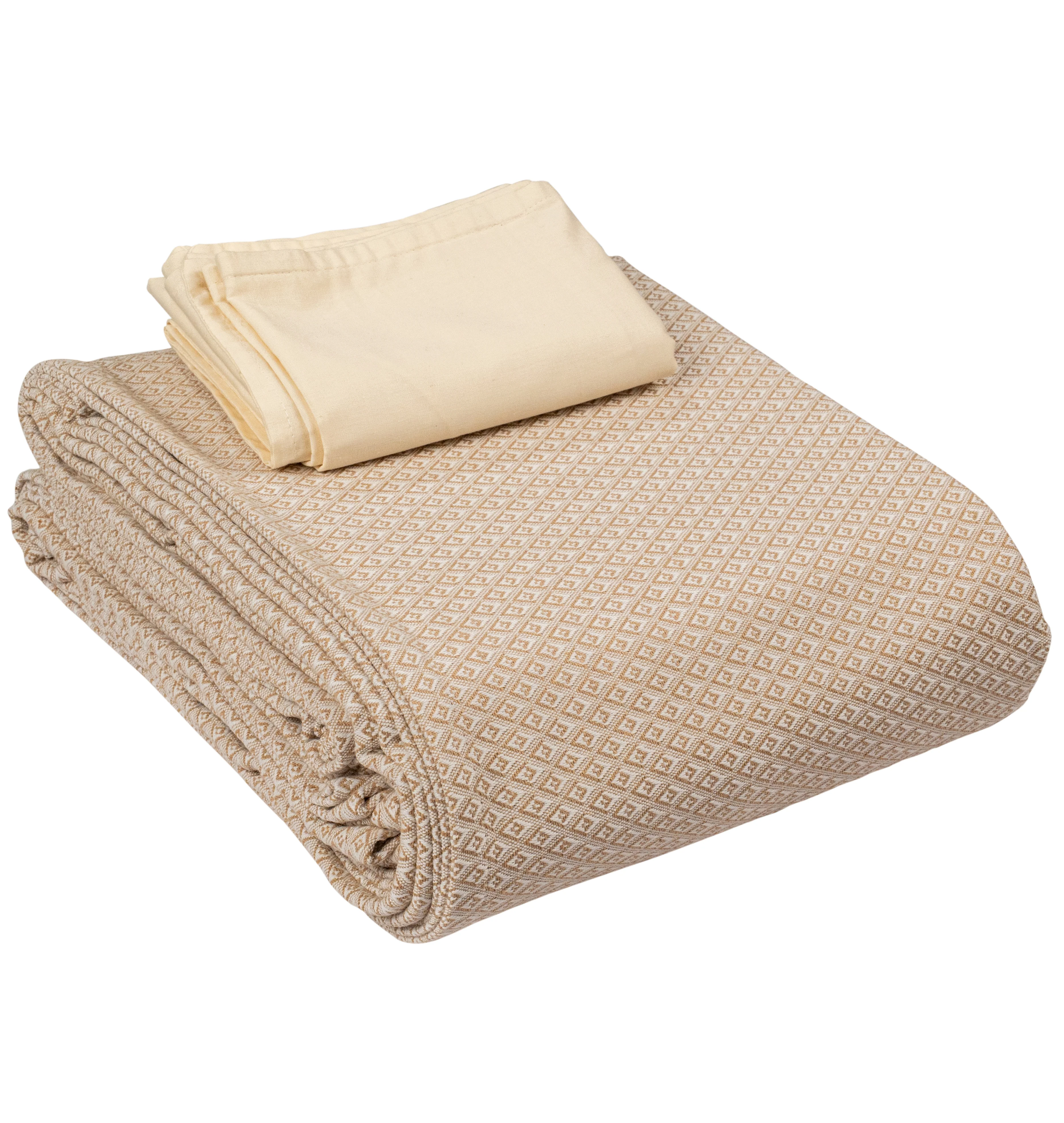 Saral Home Pure Cotton Bedsheet |Breathable Woven Bedspread with Pillow Cover | D MOND pattern | - Image 26