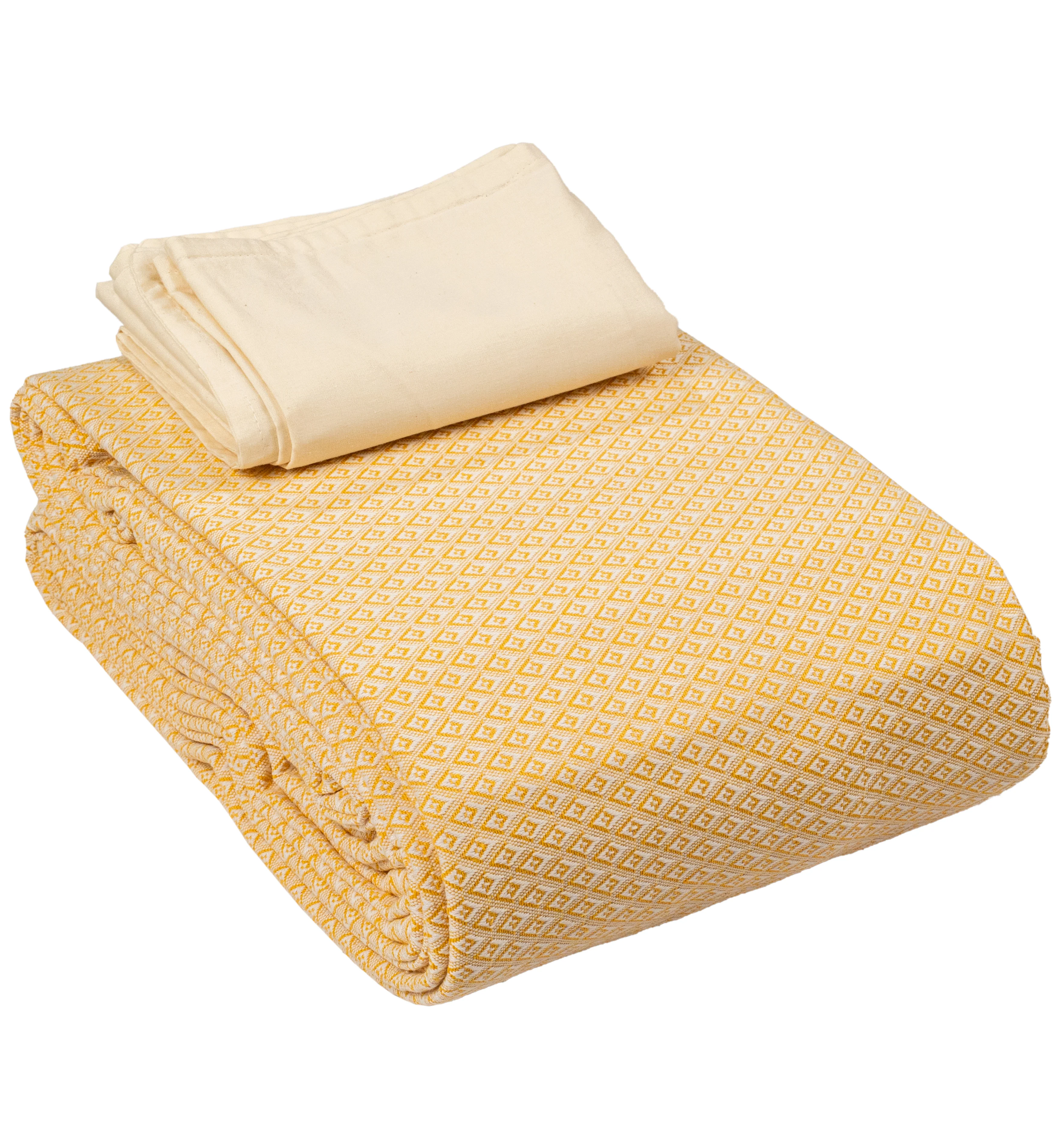 Saral Home Pure Cotton Bedsheet |Breathable Woven Bedspread with Pillow Cover | D MOND pattern | - Image 34