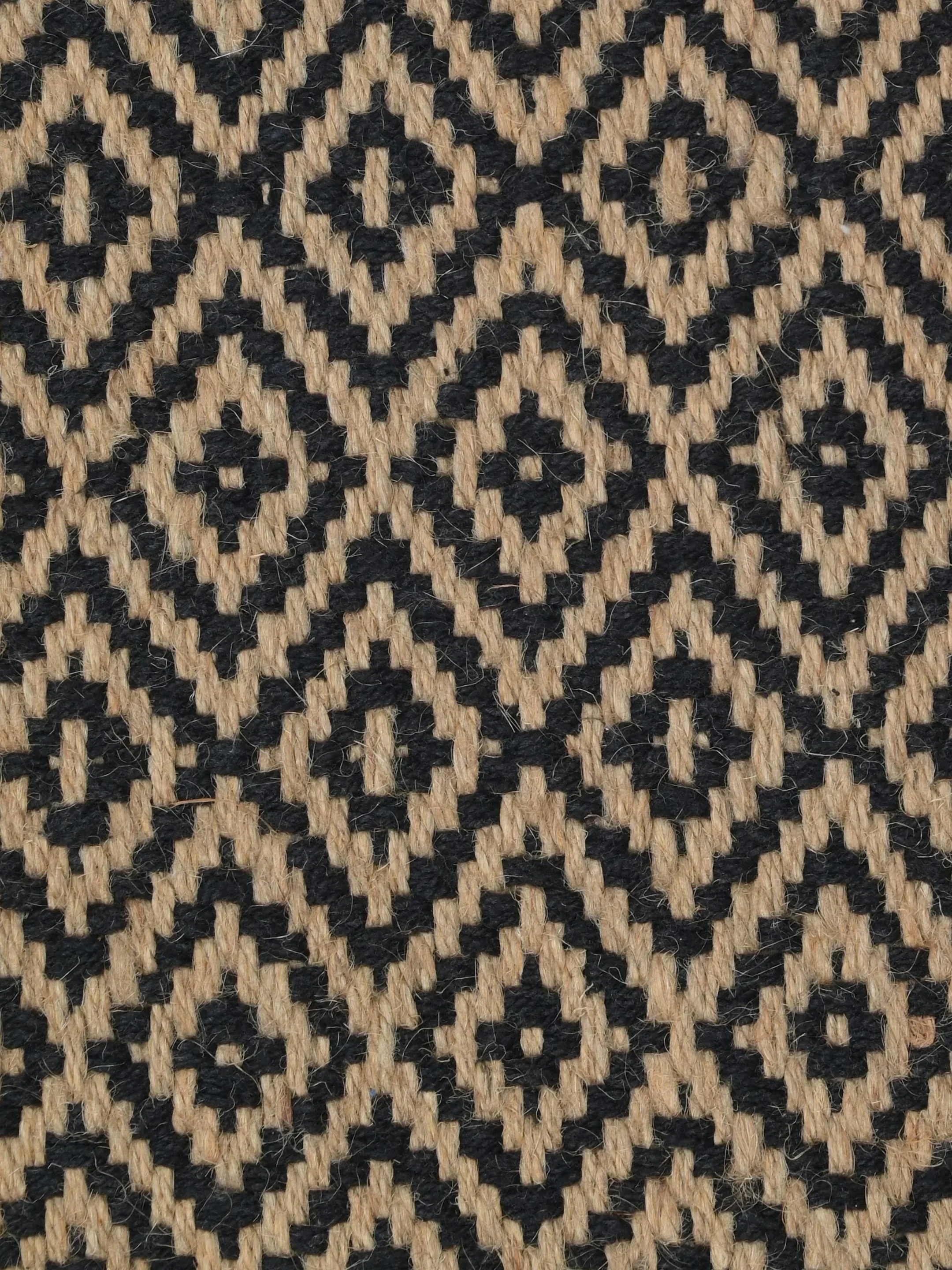 Diamond Jute & Cotton Woven Anti-Slip Strong Border Door Mat - Image 25