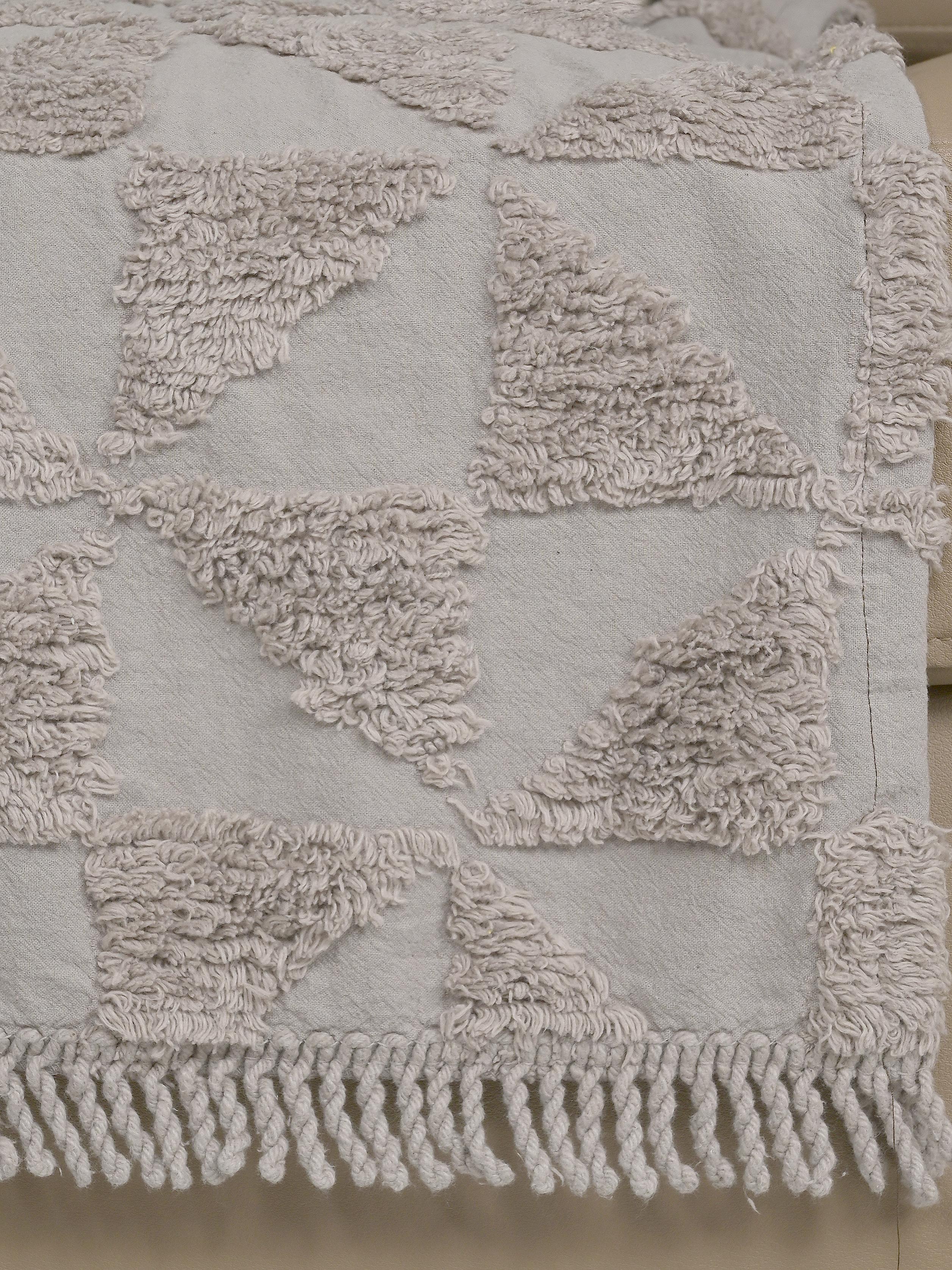 Firki Cotton Sofa Throw Cover | Hand-Woven Finish - Image 9