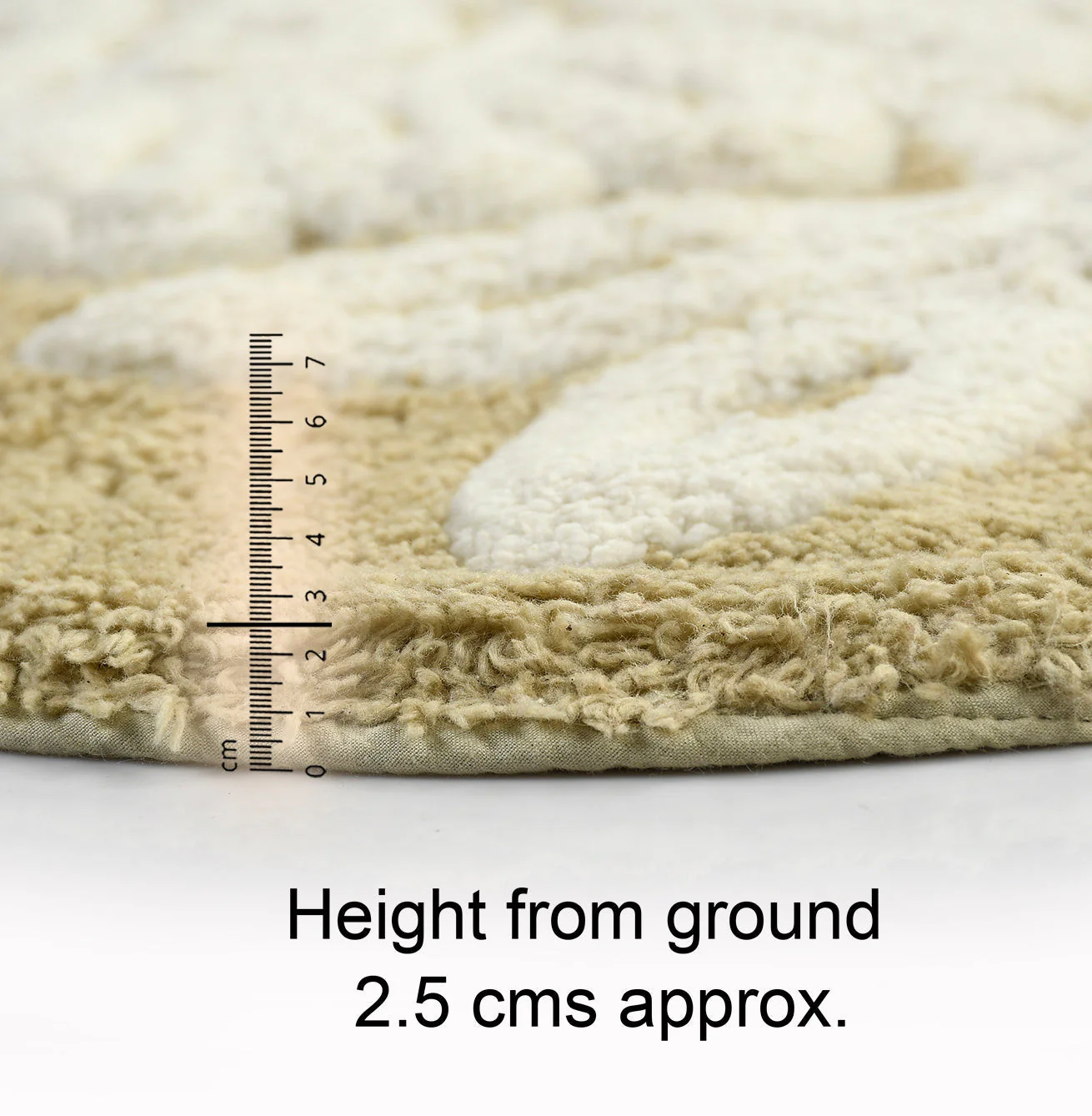 FLEUR Oval Soft Bathmat | 50x80 cm, Anti-Slip Comfort - Image 3
