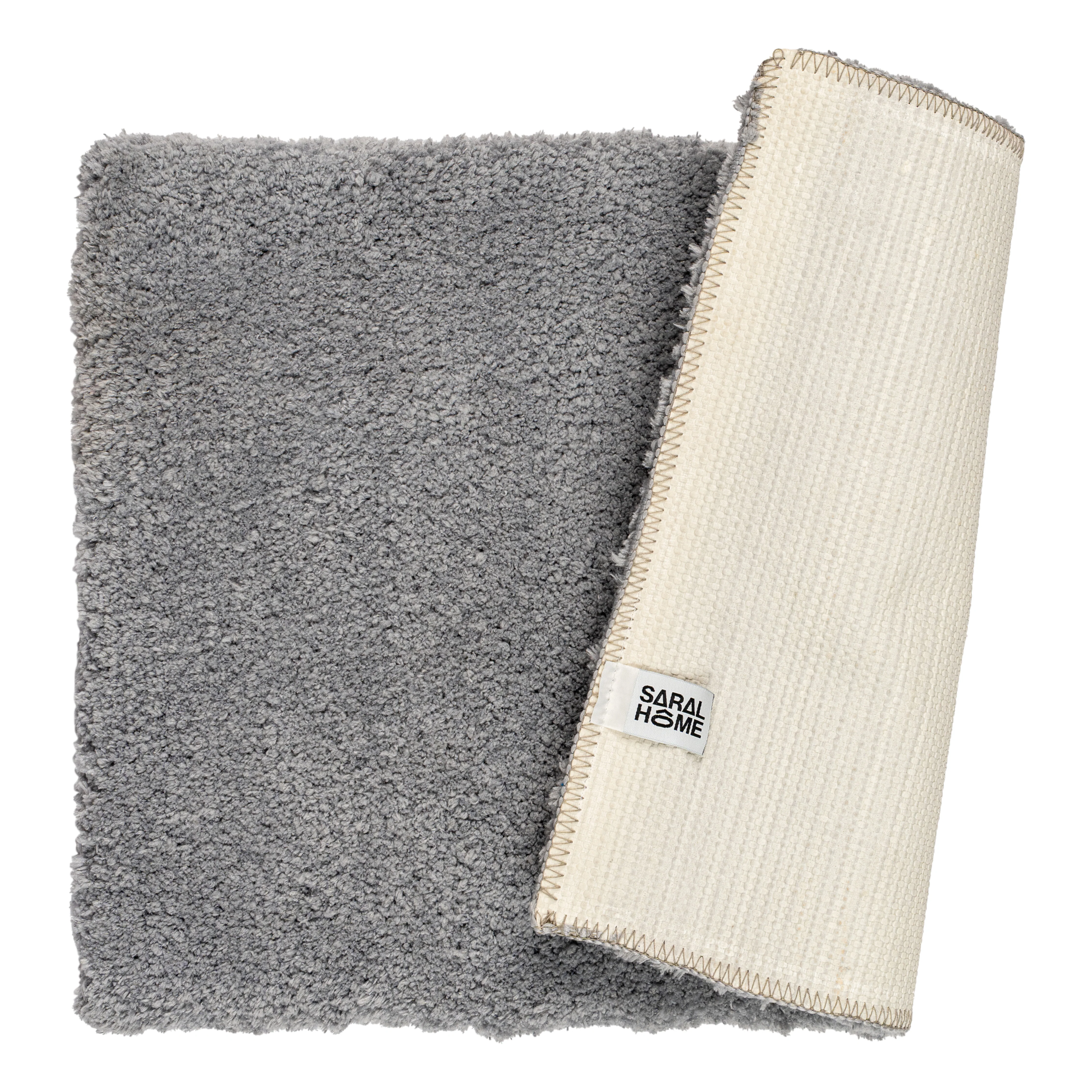 GIA Solid Soft Microfiber Non Slip Thick Fluffy Soft Bath Mats |Water Absorbing Mat | Washable Quick Drying Foot mat | Home, Bathroom, Bedroom, Kitchen | Solid Floor Mat - Image 4