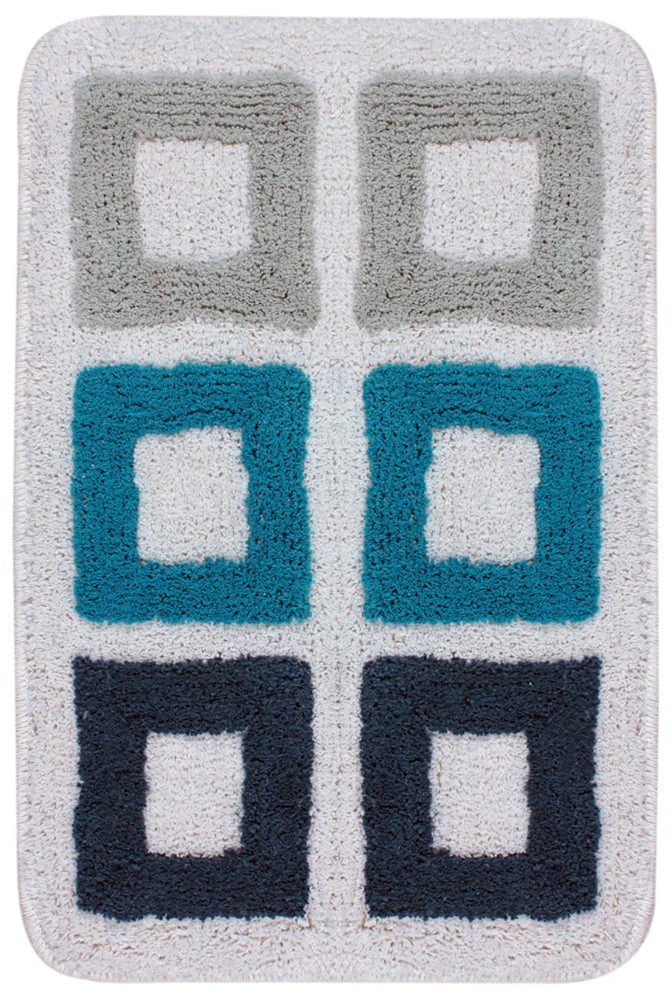Grid Cotton Anti-Slip Bathmat | Durable & Easy to Clean | 40x60 cm - Image 3