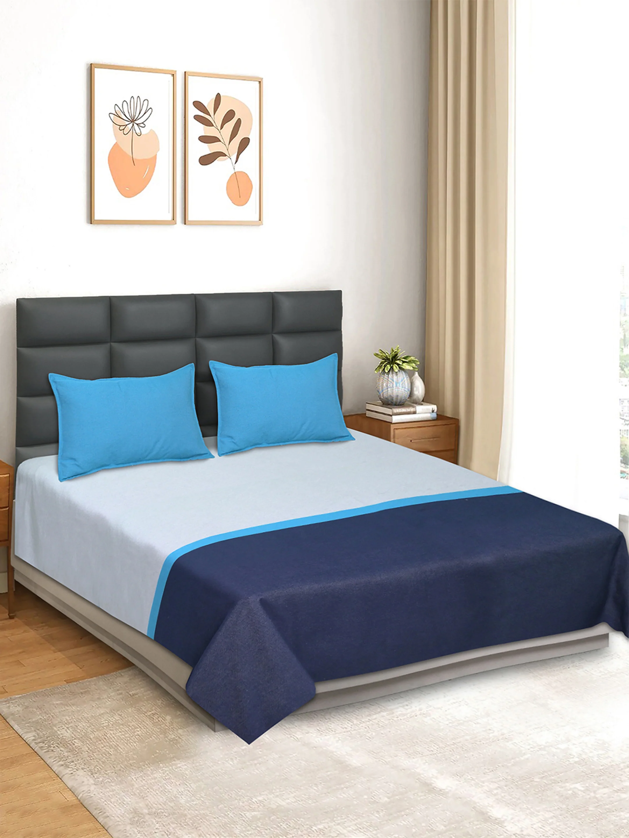 Awning Handmade Cotton Bed Cover Set | Elegant Texture + 2 Pillow Covers - Image 8