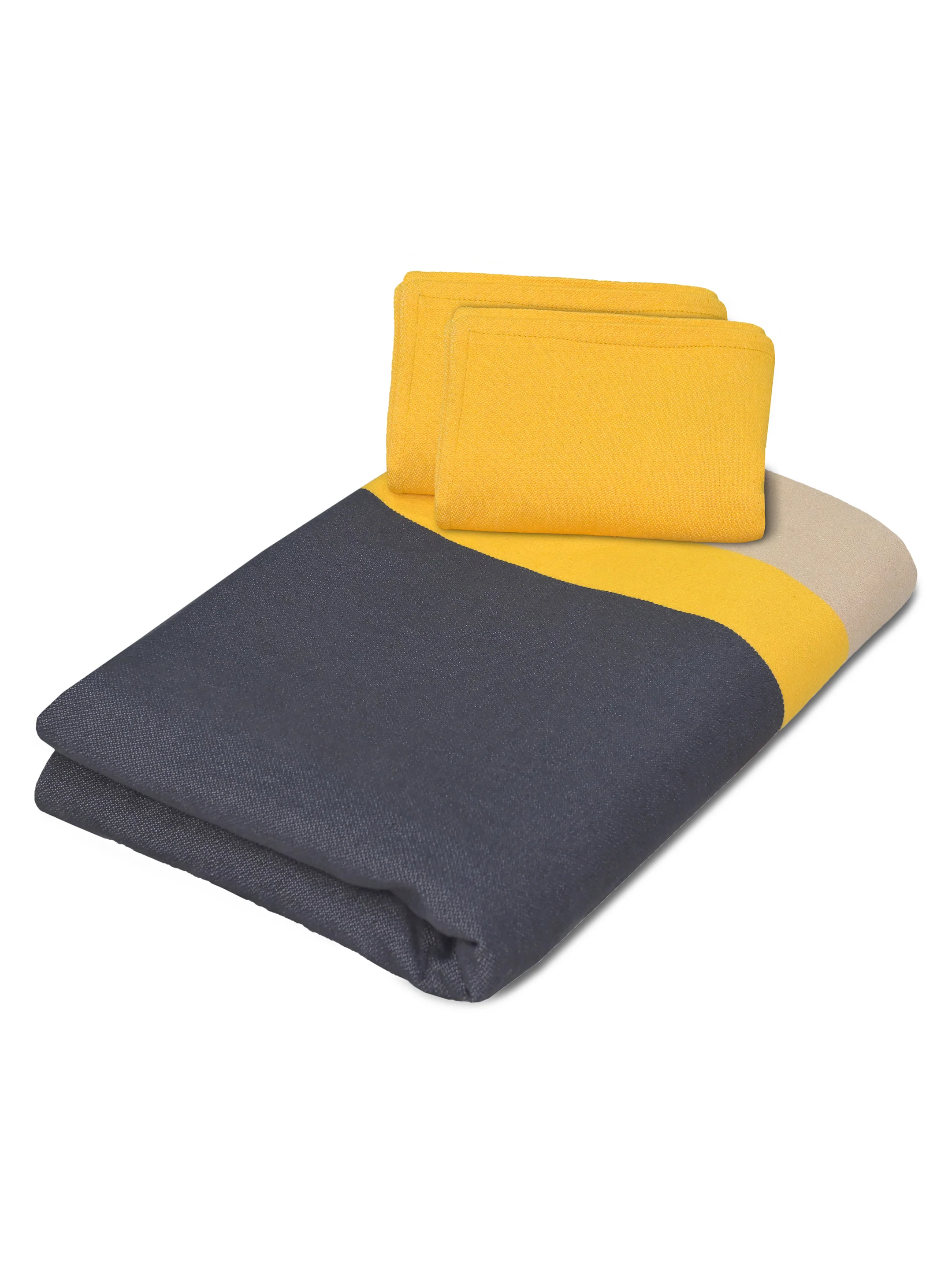 Awning Handmade Cotton Bed Cover Set | Elegant Texture + 2 Pillow Covers - Image 3