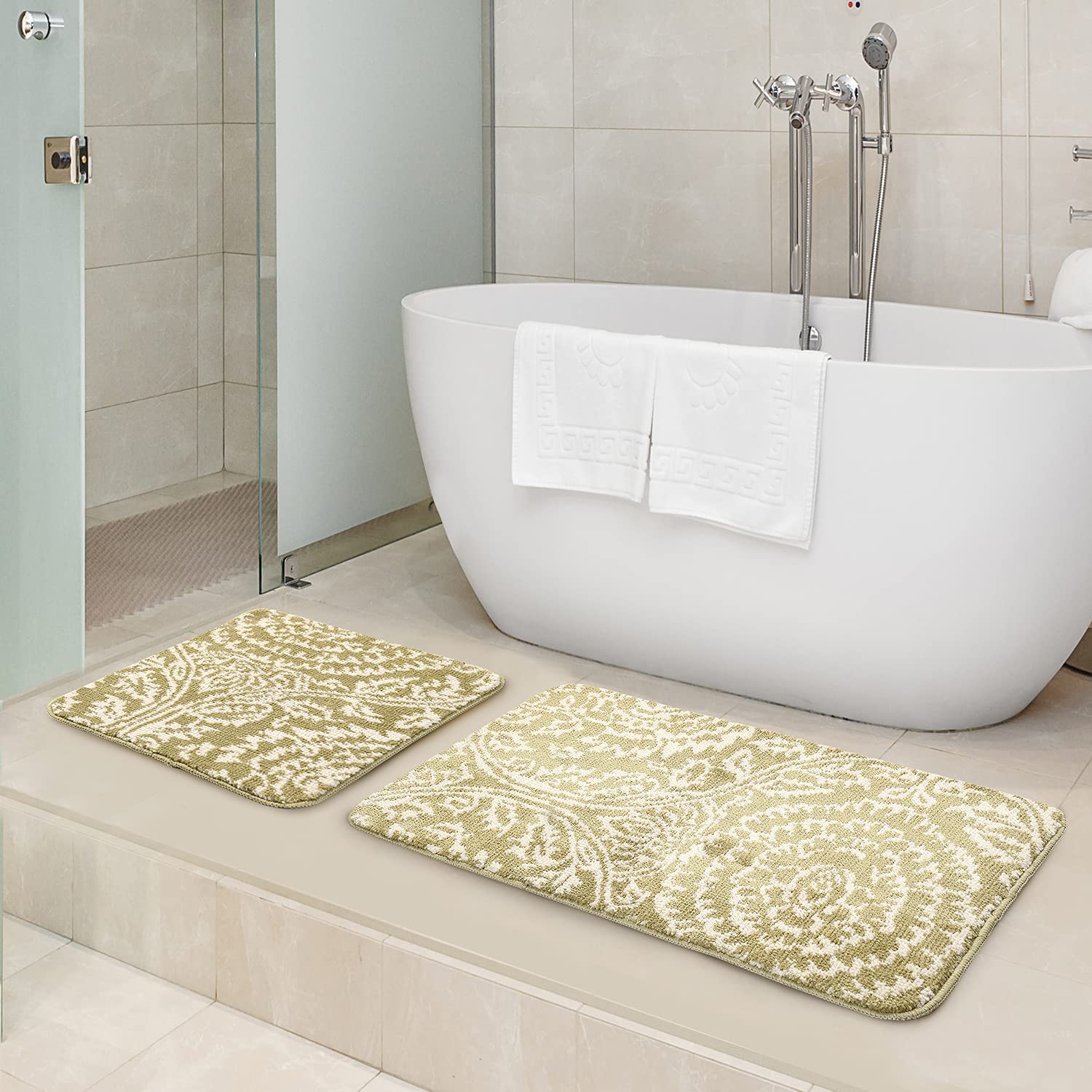 ICO Super Soft Anti-Slip Bath Set | Luxury Microfiber Finish