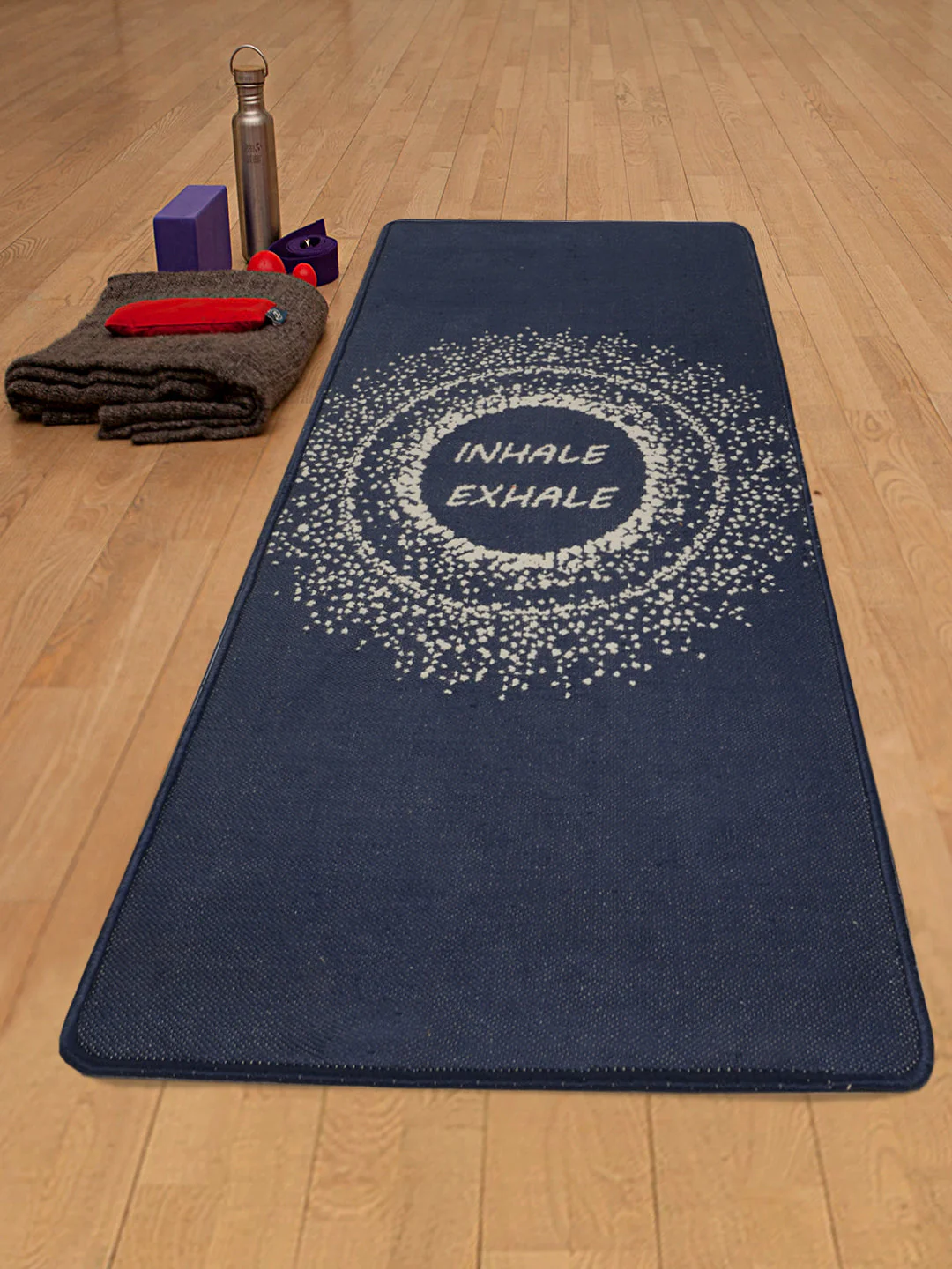 Inhale Exhale Anti-Slip Yoga Mat - Image 3