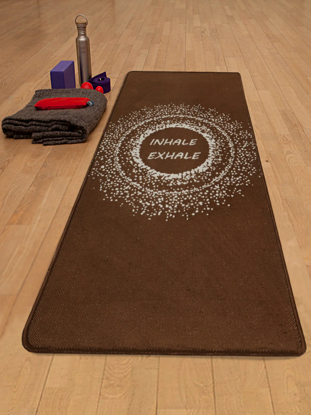 Inhale Exhale Anti-Slip Yoga Mat - Image 3