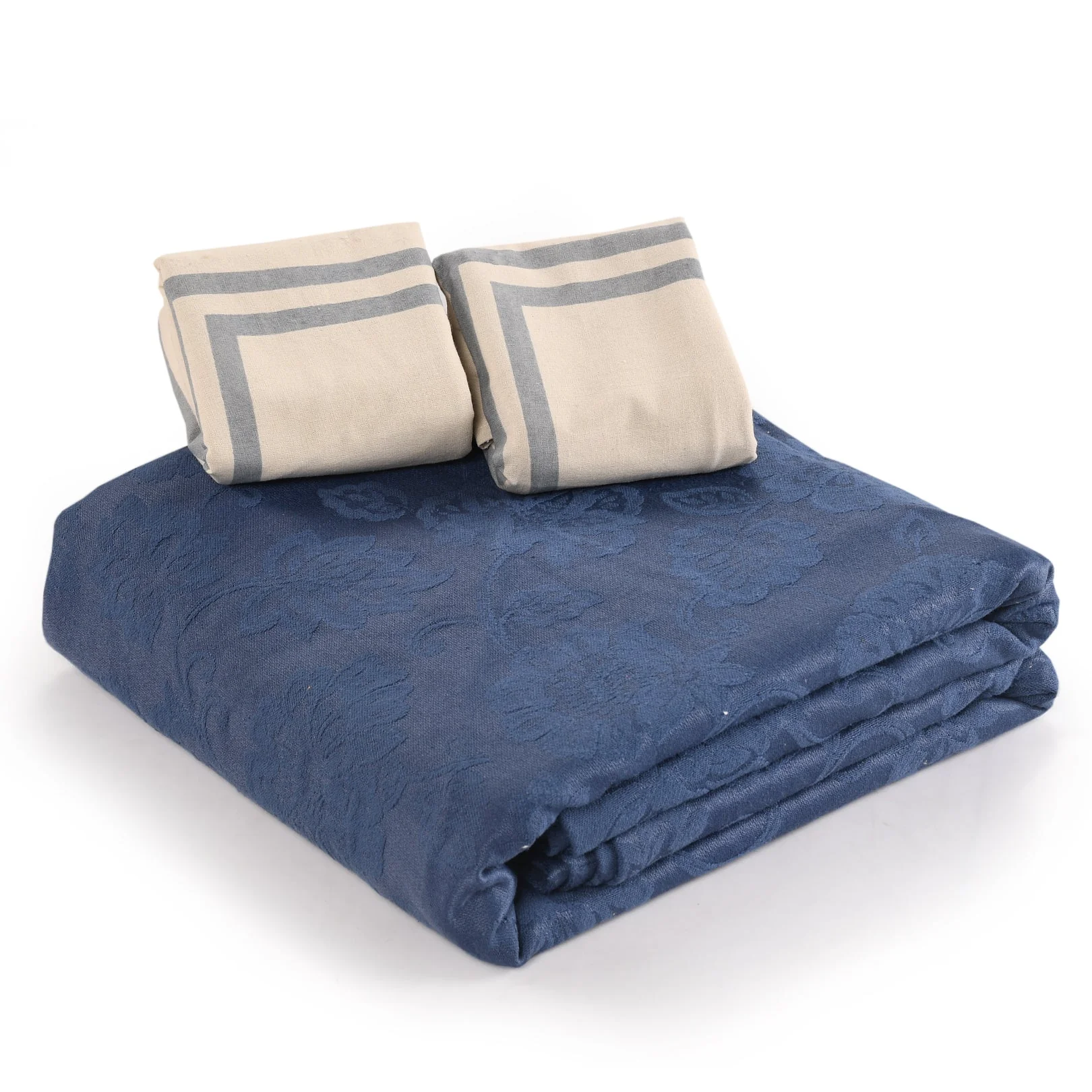 JARDIN Damask Cotton Bed Sheet Set | Premium Comfort with 2 Pillow Covers - Image 18