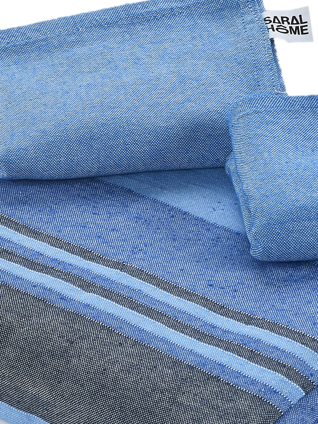 Joy Handwoven Cotton Bed Cover Set – Light Textured Finish | Vibrant Look - Image 19