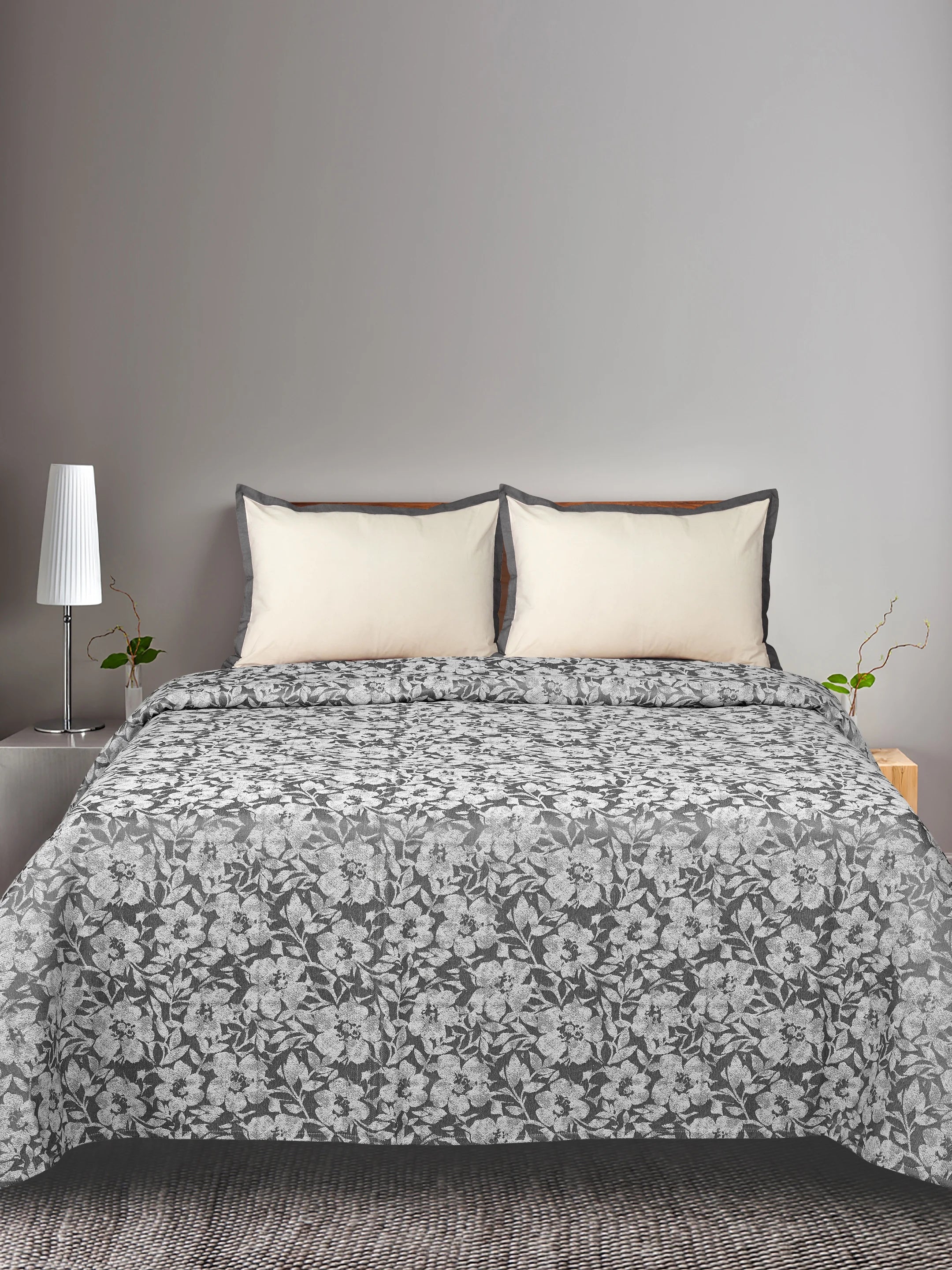 Kanan Cotton Bed Cover-Sheet with 2 Pillow Covers