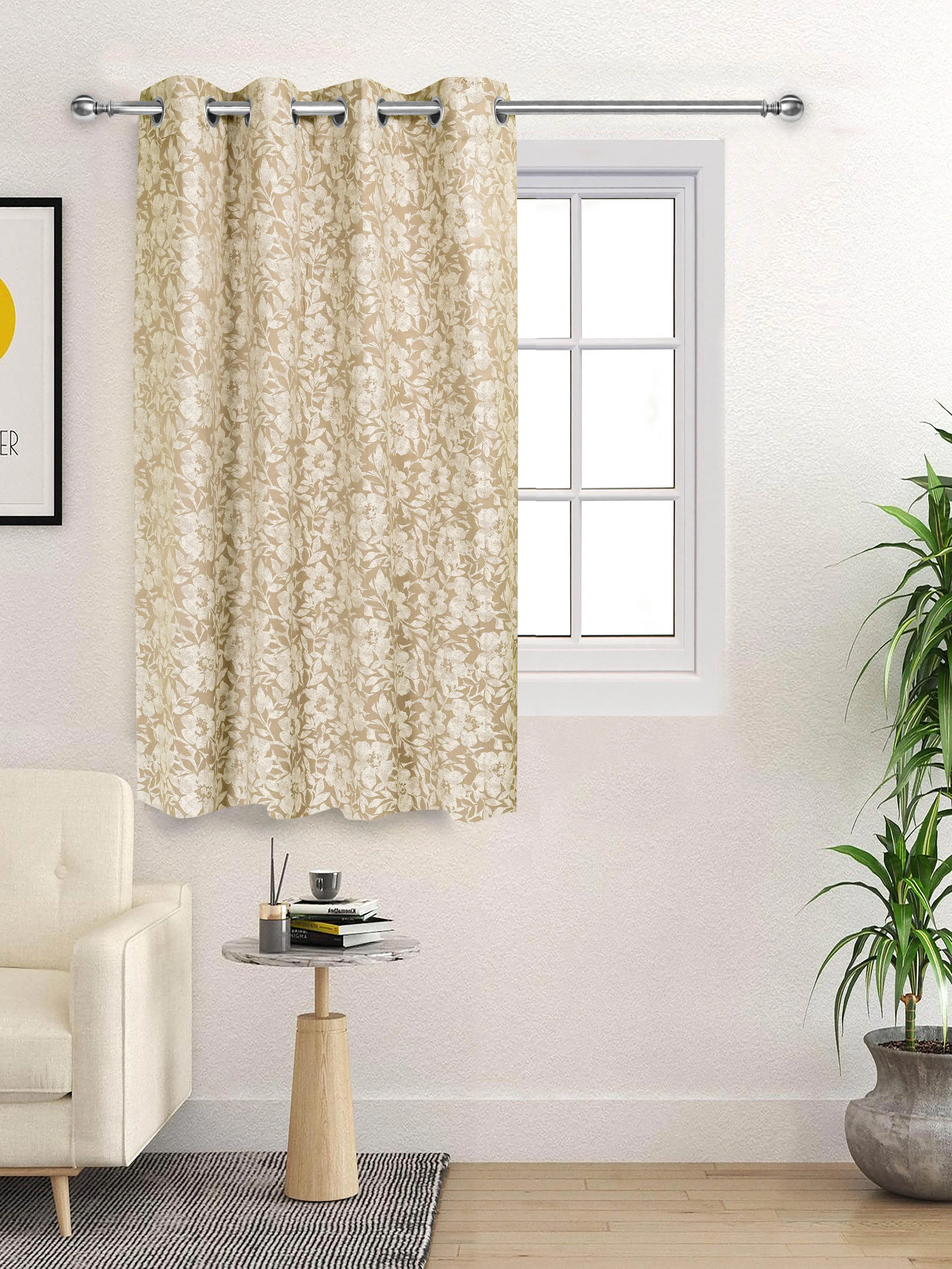 KANAN Cotton Curtains | Elegant Design with Light Filtering Fabric - Image 8