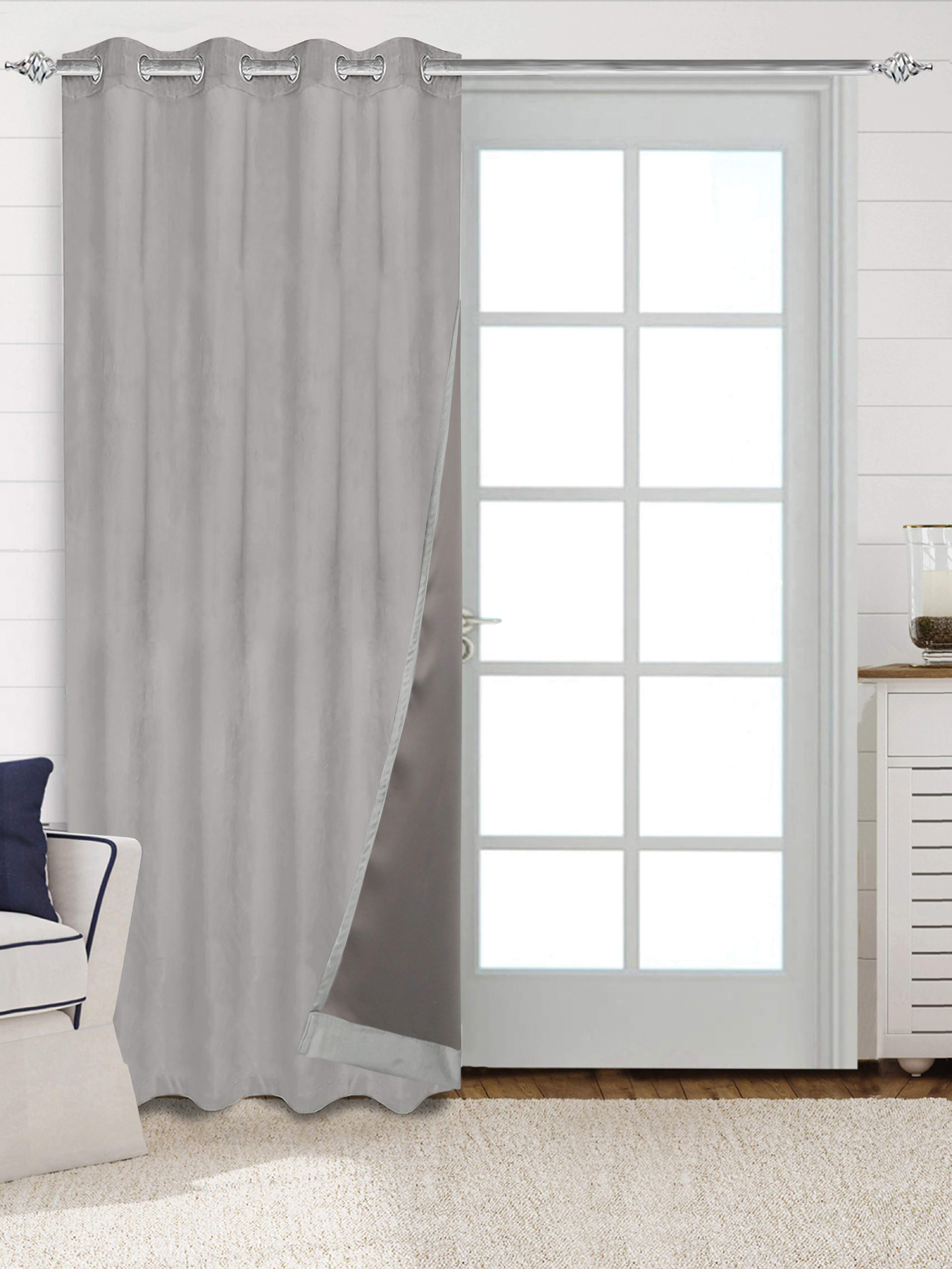 La Crème Plain Velvet Curtain | Luxe Feel & Rich Texture - Image 31