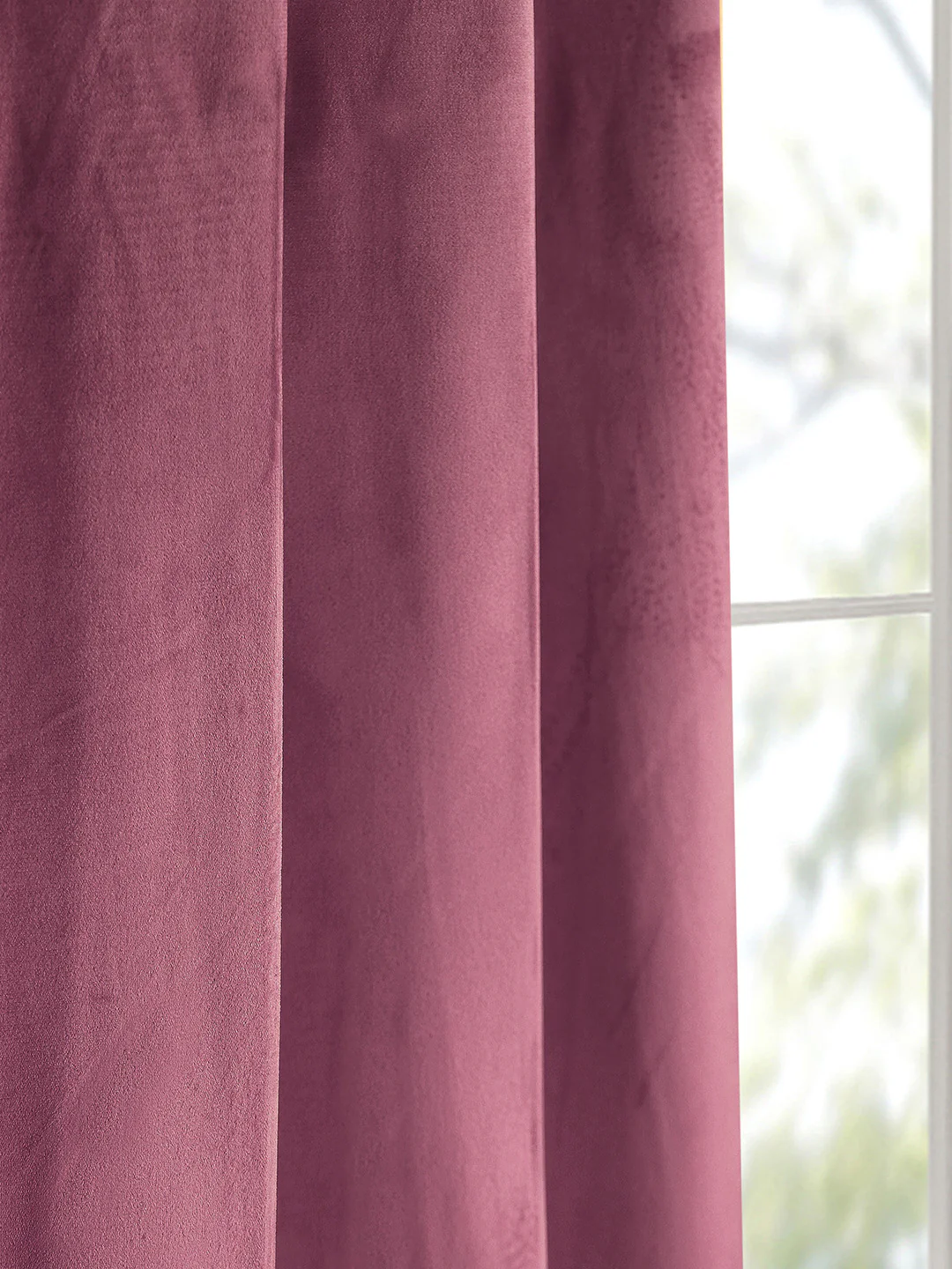 La Crème Plain Velvet Curtain | Luxe Feel & Rich Texture - Image 35