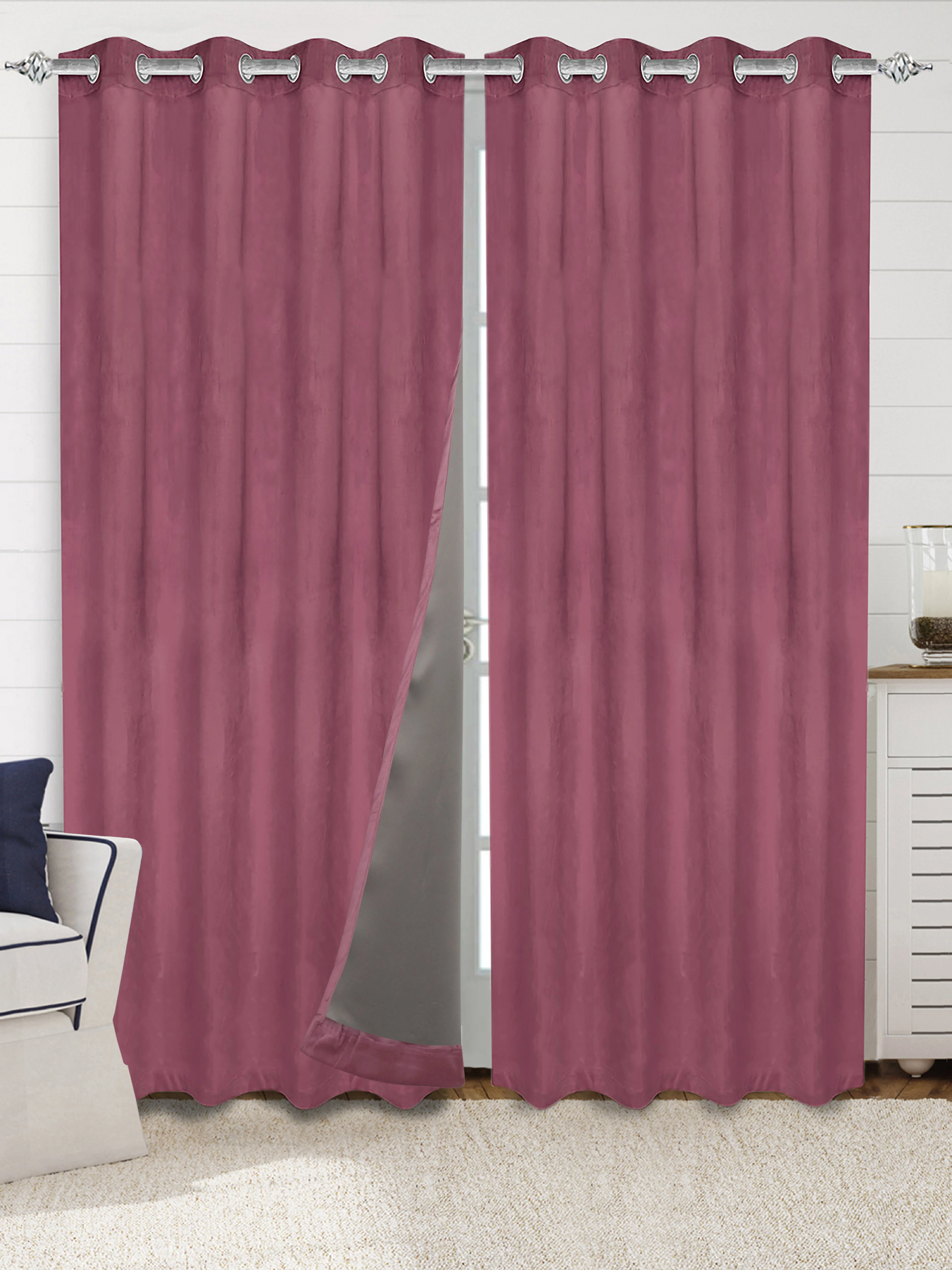 La Crème Plain Velvet Curtain | Luxe Feel & Rich Texture - Image 38