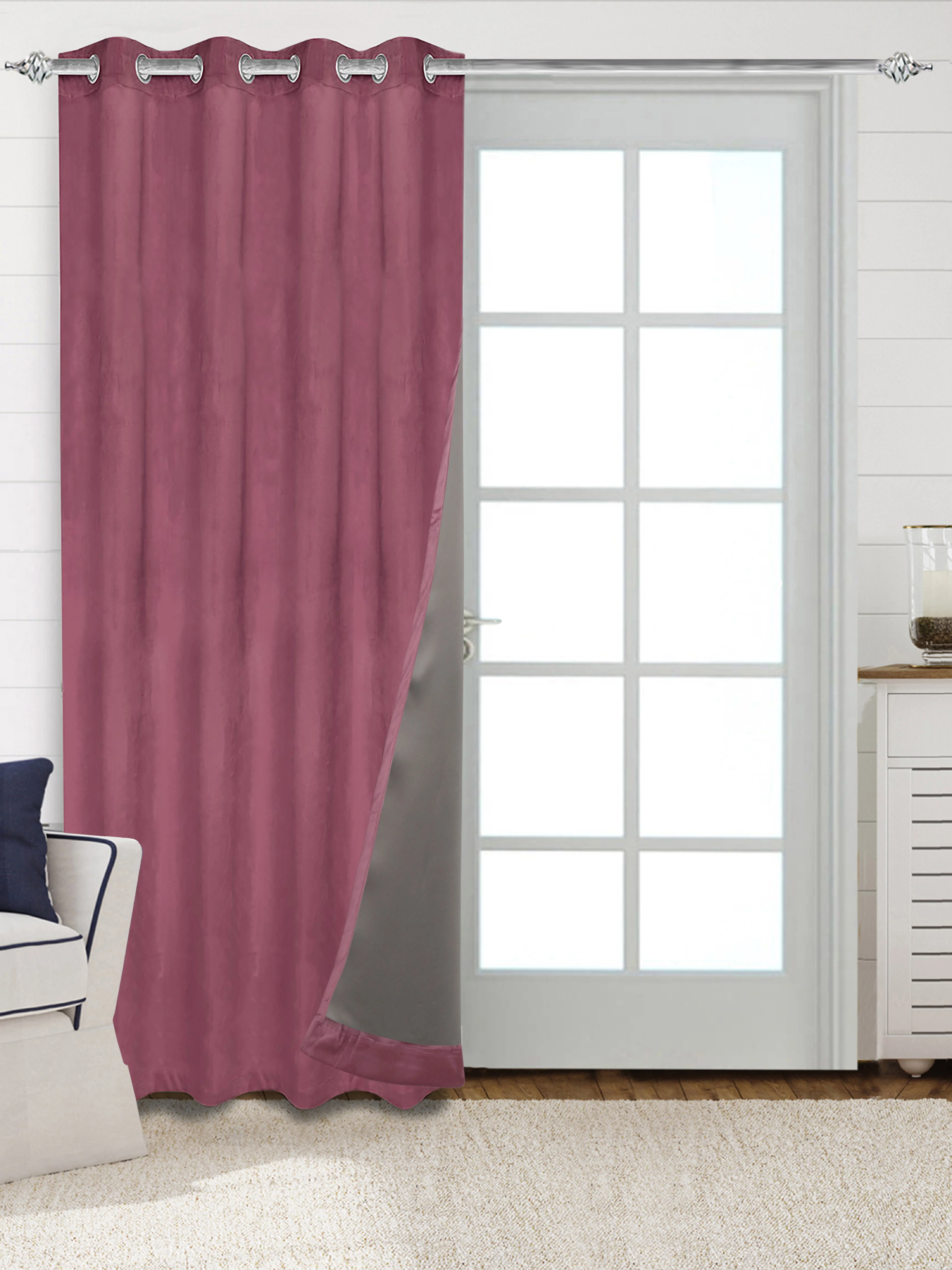 La Crème Plain Velvet Curtain | Luxe Feel & Rich Texture - Image 39