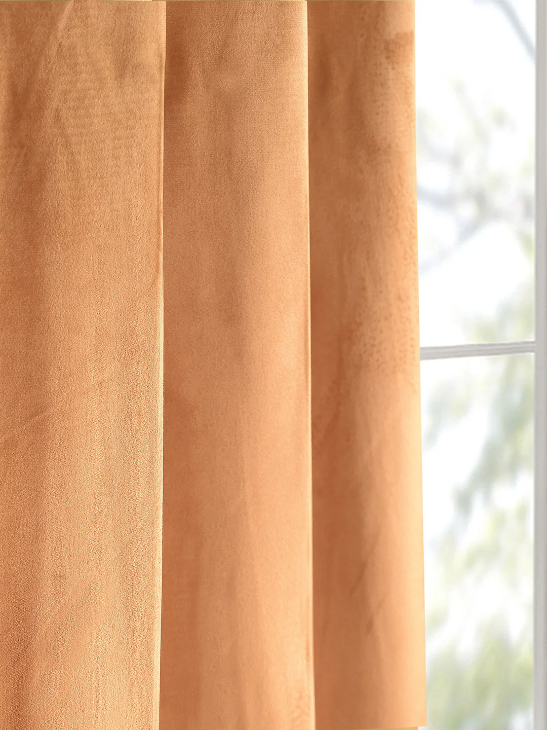 La Crème Plain Velvet Curtain | Luxe Feel & Rich Texture - Image 43
