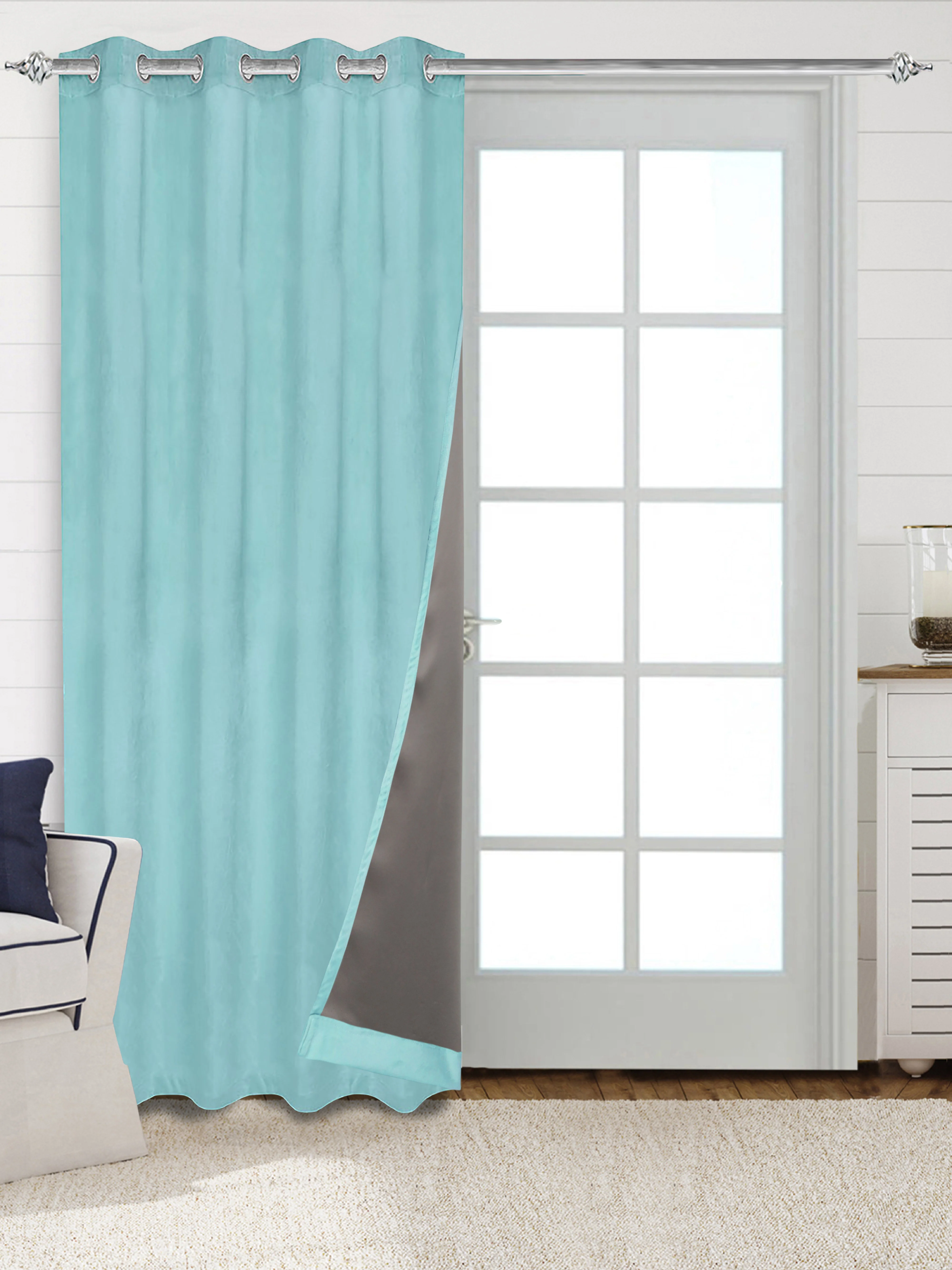 La Crème Plain Velvet Curtain | Luxe Feel & Rich Texture - Image 55